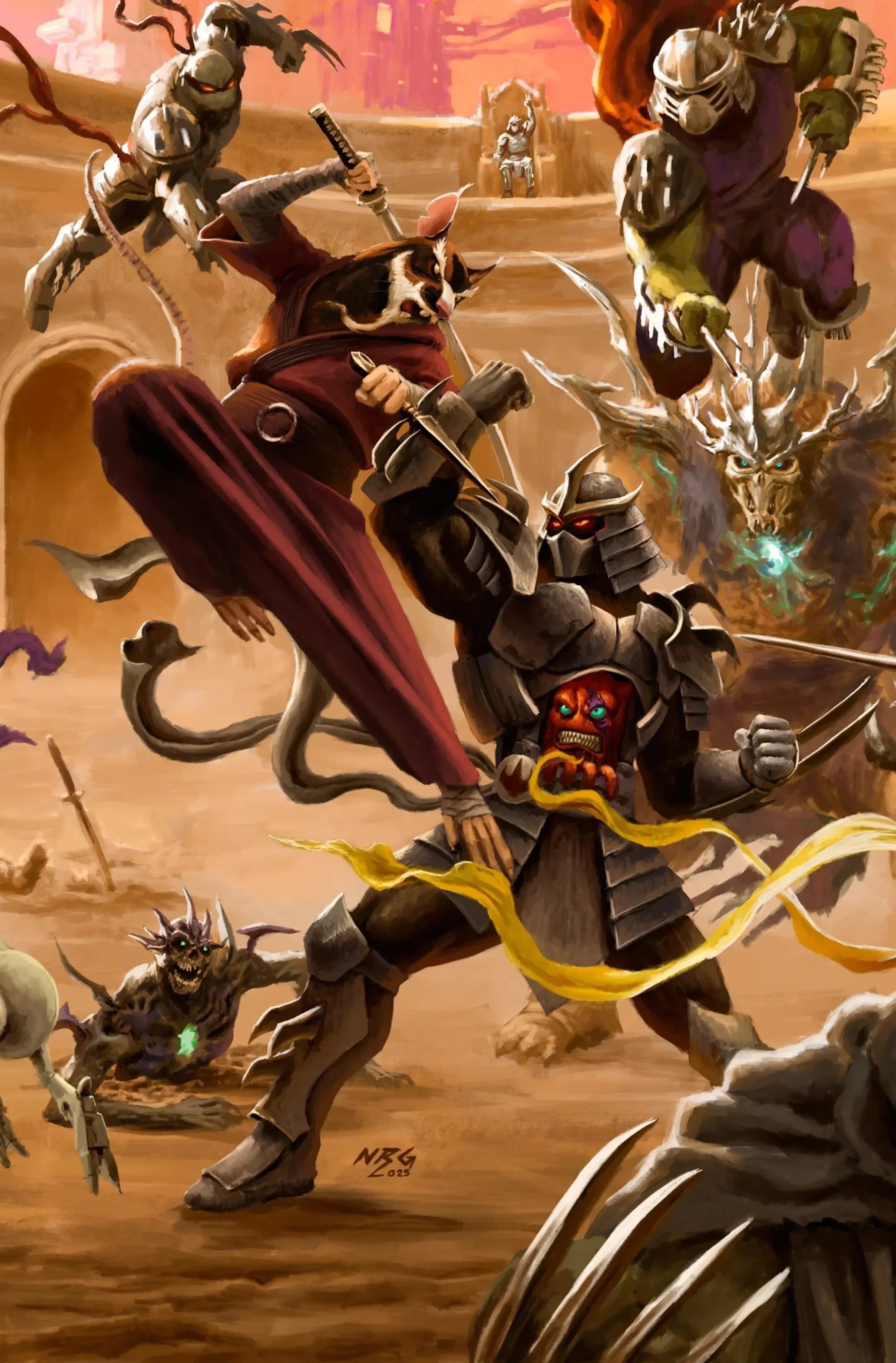 TMNT: Battle Nexus #1 - #5 Virgin - ECC NRG Exclusive (2/18/26) - SHIPS FEBRUARY