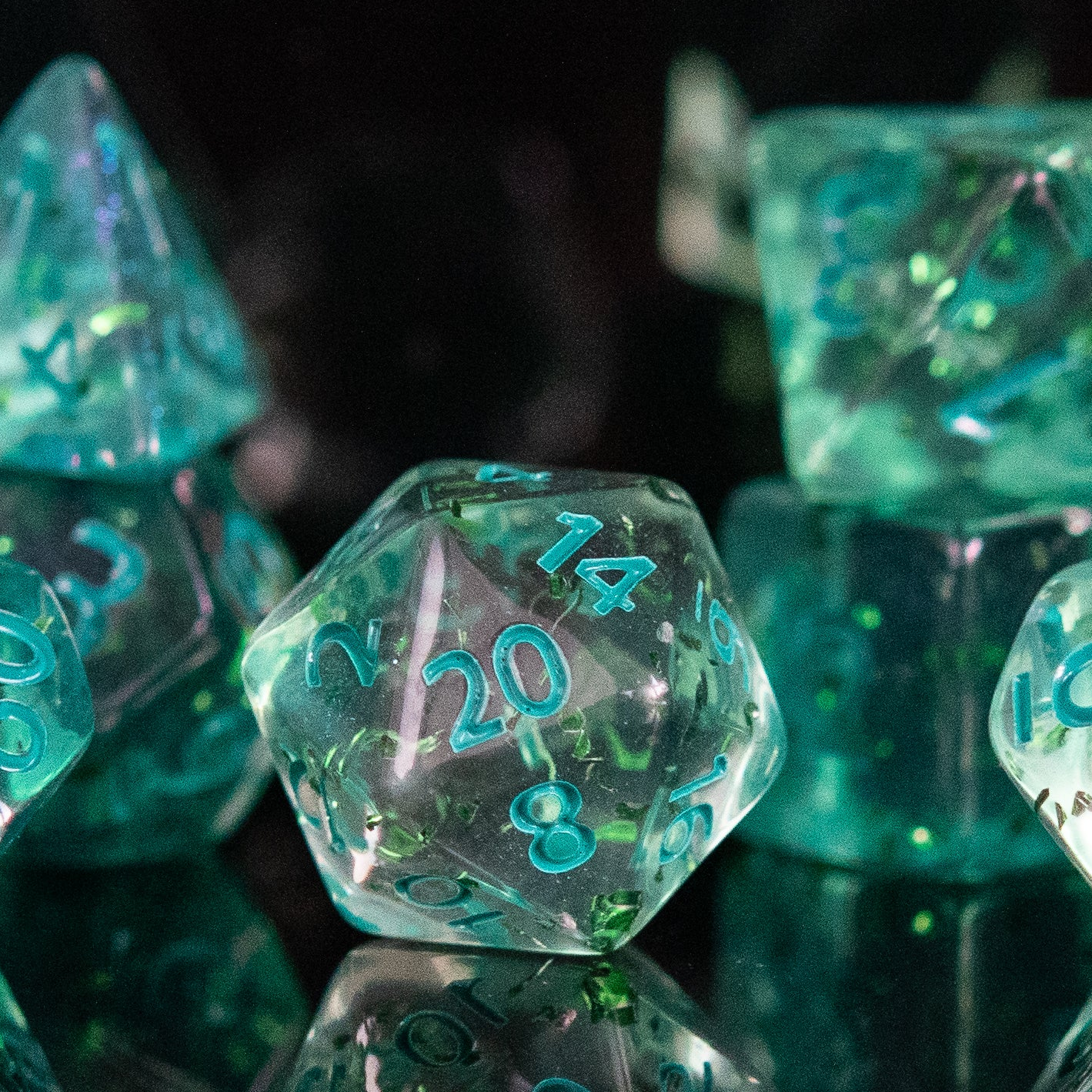 Bermuda Acrylic Dice Set