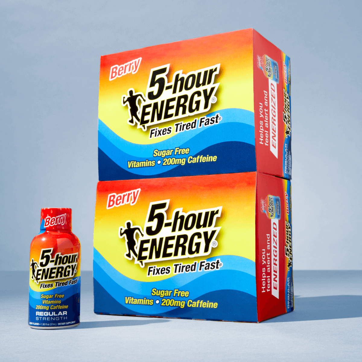 24 Pack 5-hour ENERGY Regular Strength Shots, Berry Flavor 1.93 Fl Oz