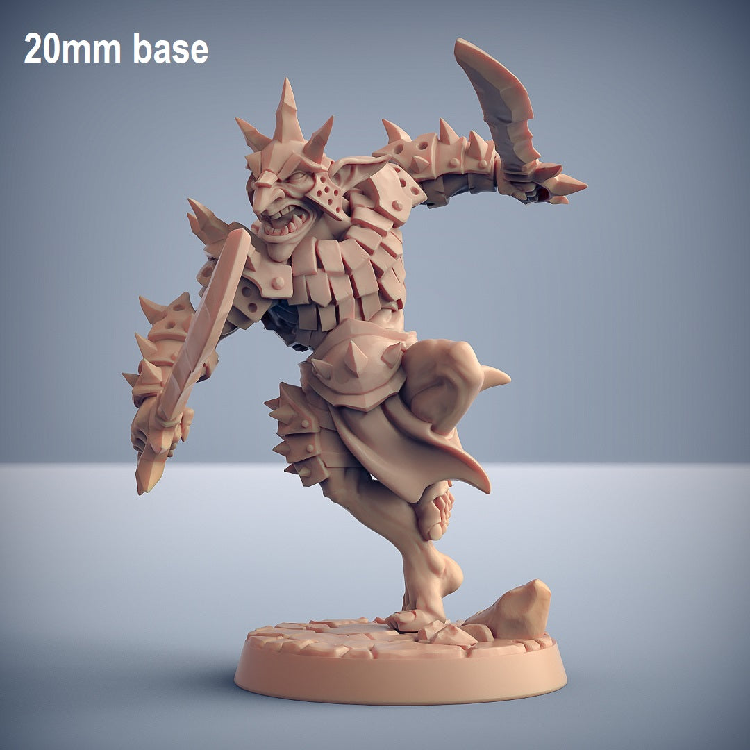 Blackrazor Warrior: Base Sculpt D (Male Hobgoblin)