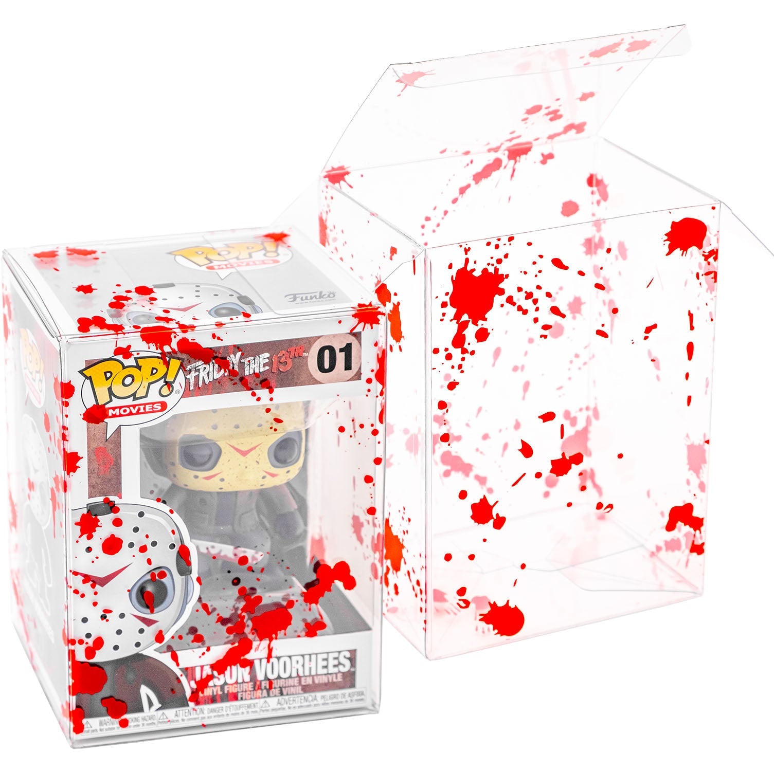 Platinum Protectors for Funko Pop! 4" Figures Blood Splatter - UV & Scratch-Resistant