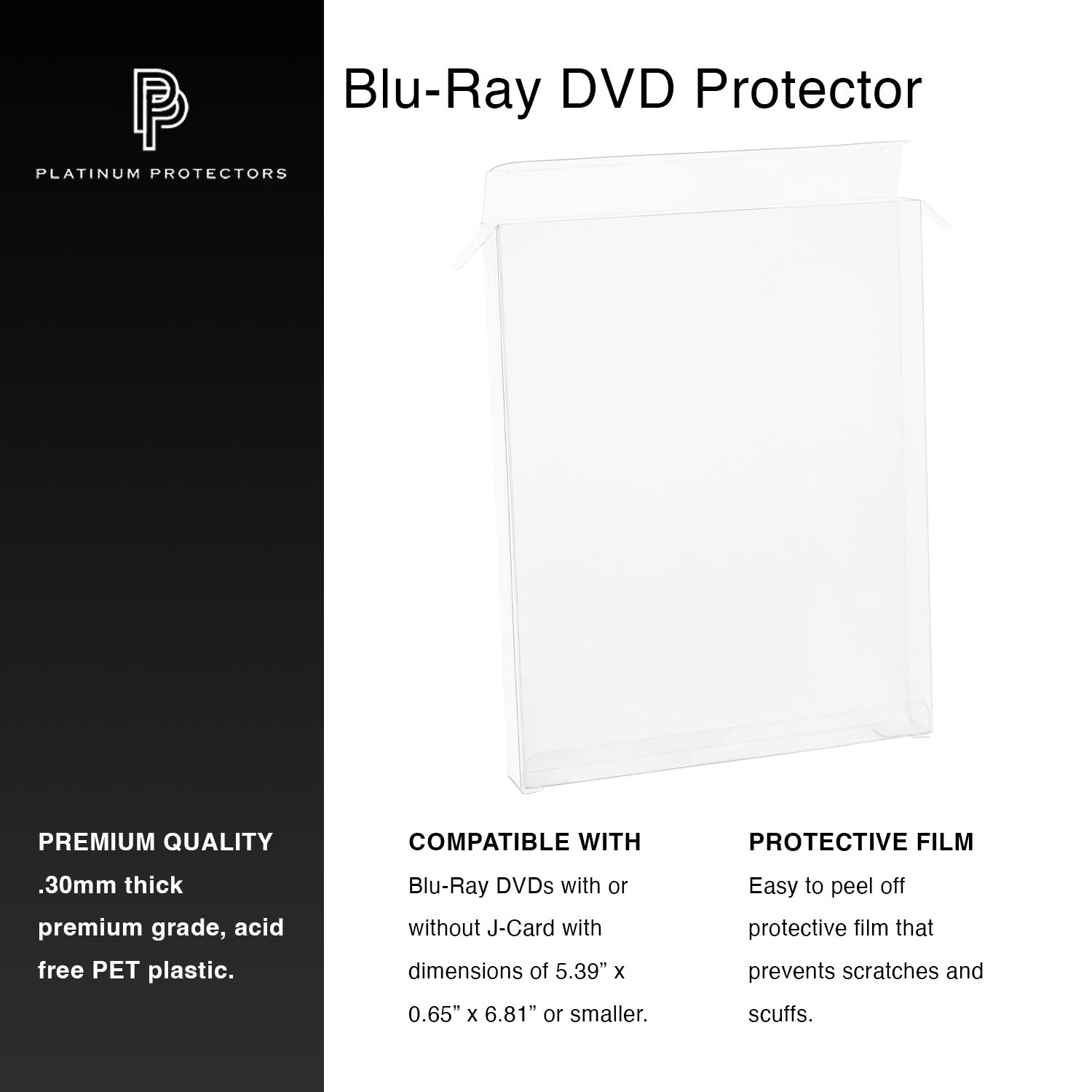 Platinum Protectors for Blu-Ray Steelbooks - UV & Scratch-Resistant