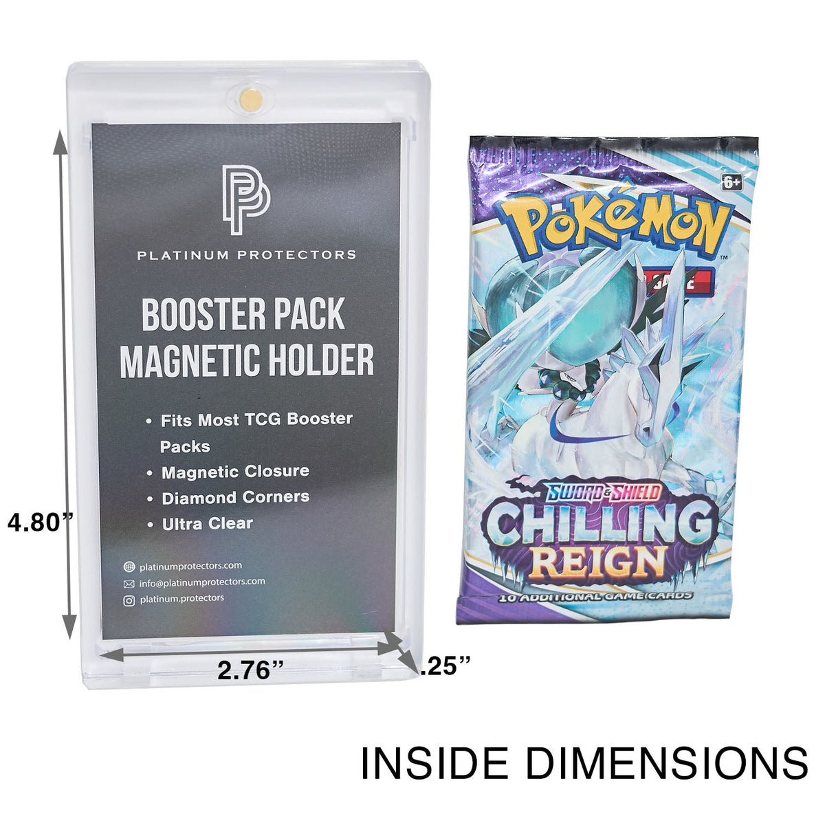 Pokémon Booster Pack Magnetic Acrylic Case