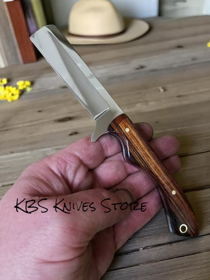 Professional Bull Cutters - 8" D2 Steel Blade with Premium Rosewood Handle & Western Sheath