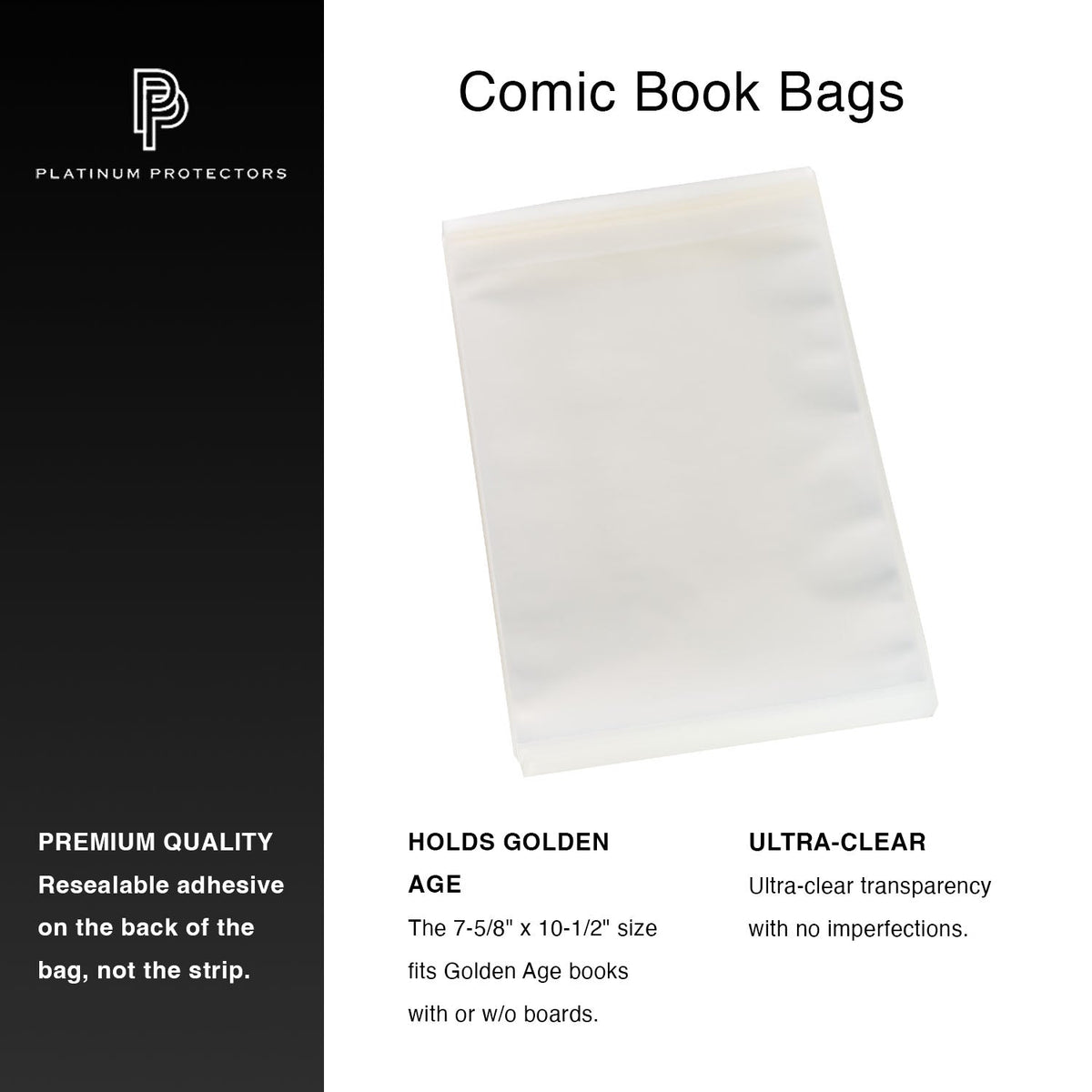 Golden Age Comic Book Bags