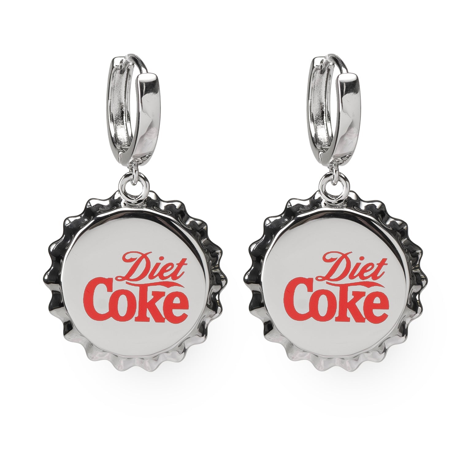 Diet Coke Bottle Cap Earrings