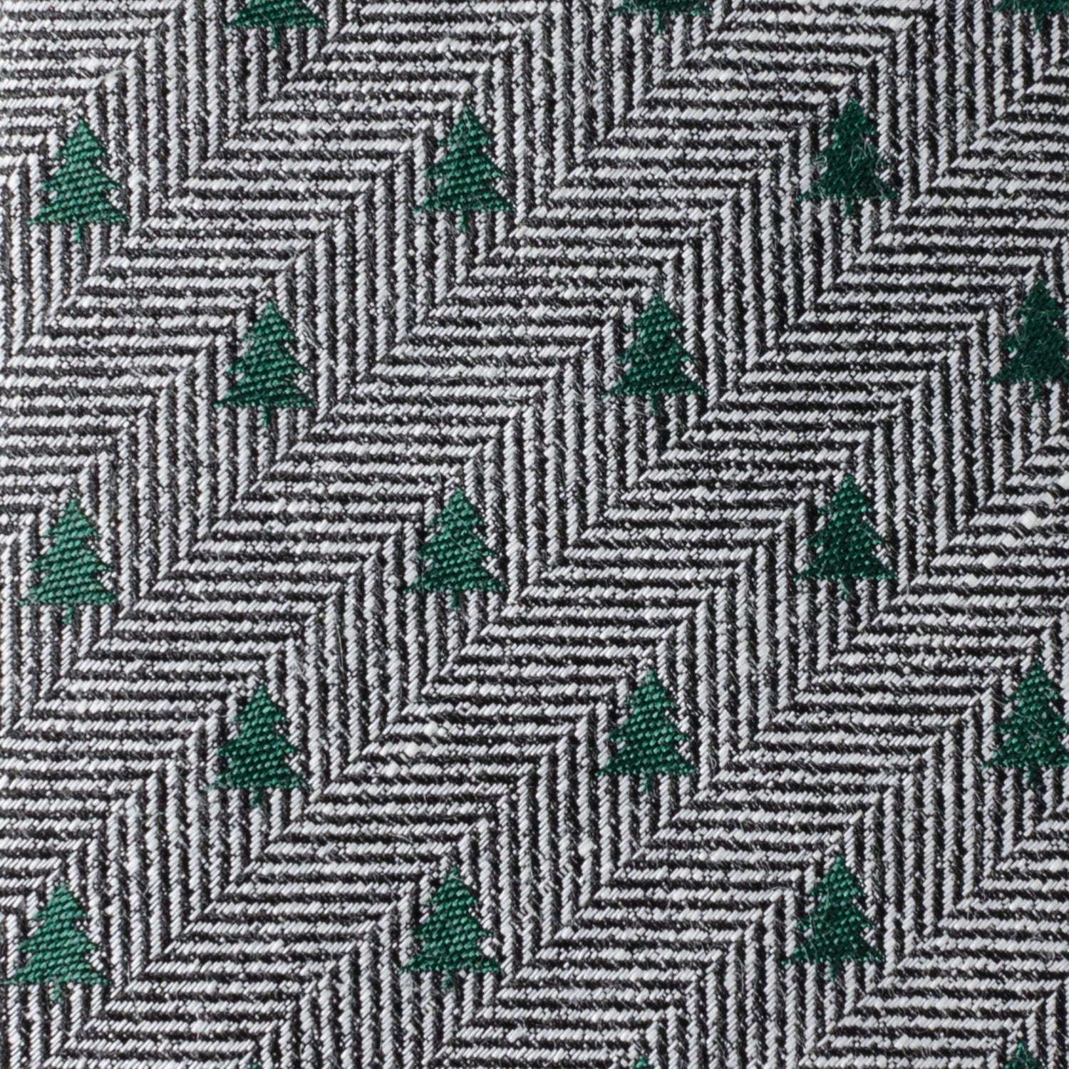 Holiday Tree Herringbone Tie
