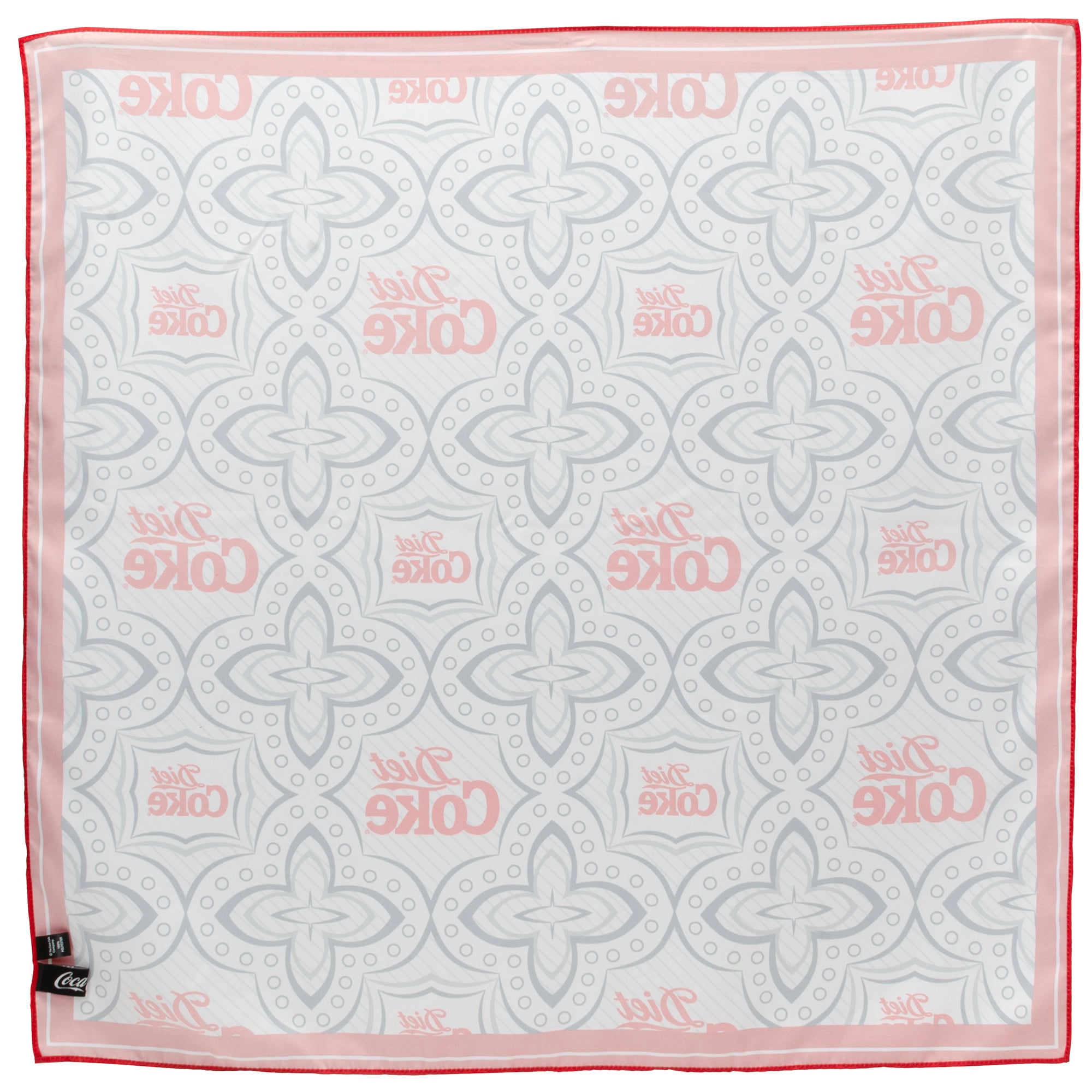 Diet Coke Satin Grey Scarf