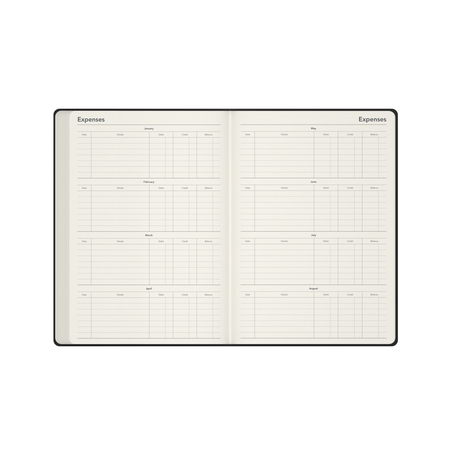Legacy - A4  Day-To-Page Diary - 2026 Calendar Year Planner