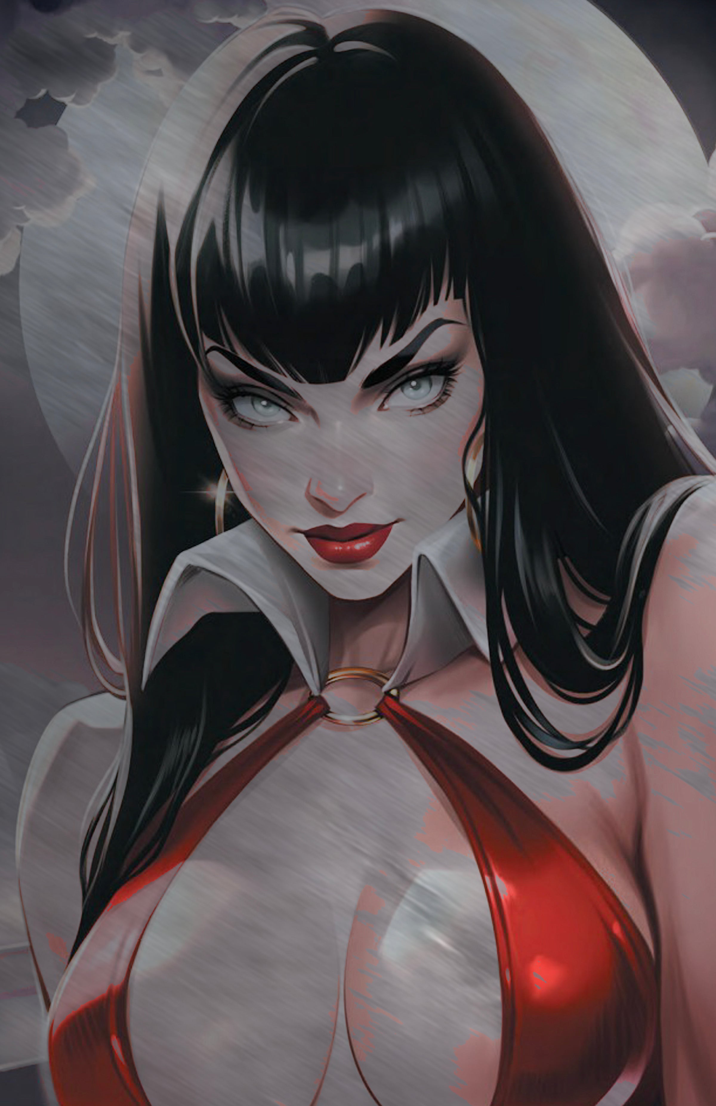 VAMPIRELLA HELLIDAY SPECIAL 2025 - KATYA SINYUKHINA WRAPAROUND COVER A METAL FANEXPO NEW ORLEANS EXCLUSIVE - Preorder