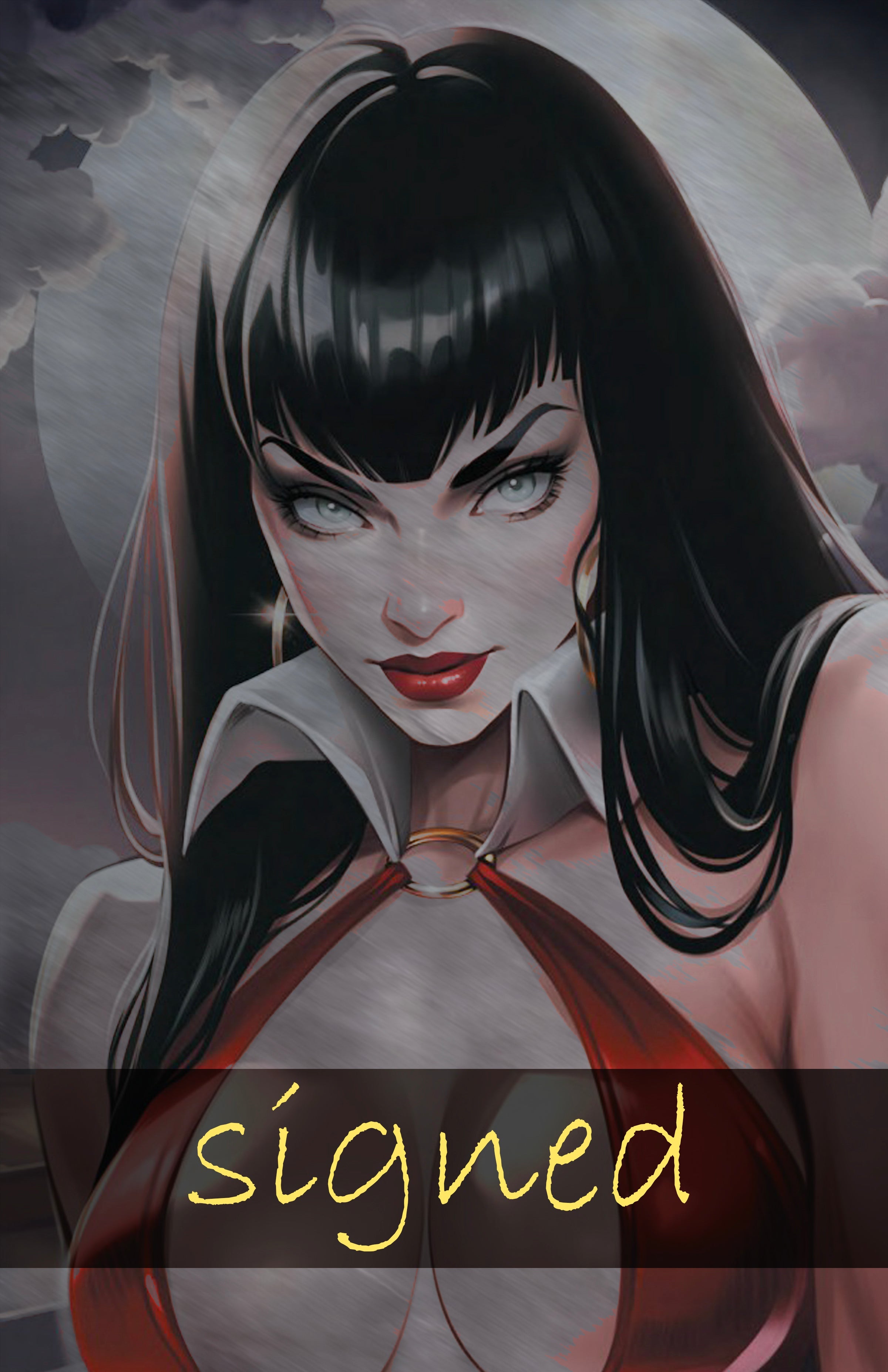 VAMPIRELLA HELLIDAY SPECIAL 2025 - KATYA SINYUKHINA WRAPAROUND COVER A METAL FANEXPO NEW ORLEANS EXCLUSIVE - Preorder