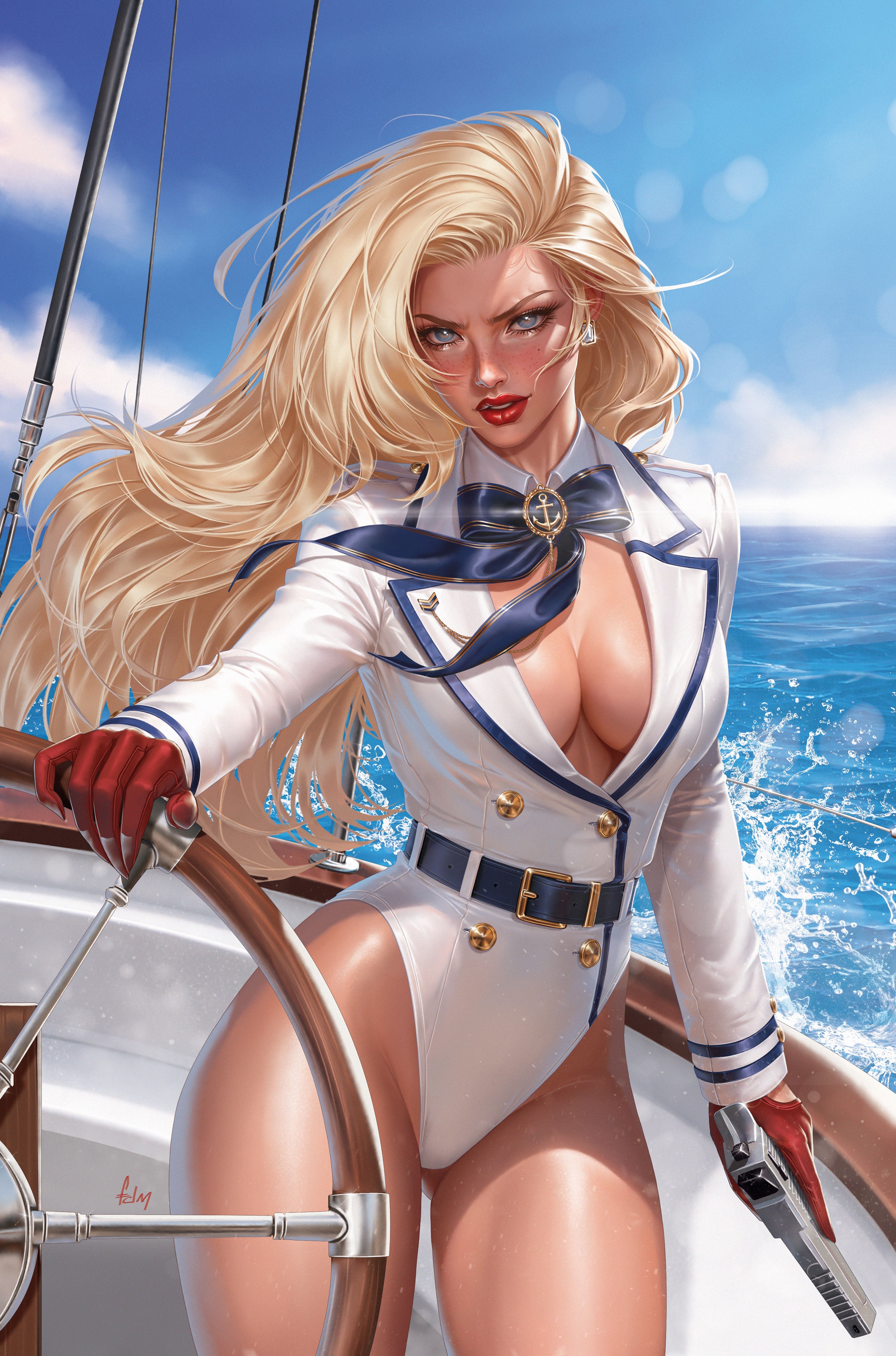 GUN HONEY DOUBLE DOWN #2 - FADIME YILDIRIM COVER A VIRGIN VARIANT KNIGHT OF COMICS SDCC 2026 EXCLUSIVE LTD 500