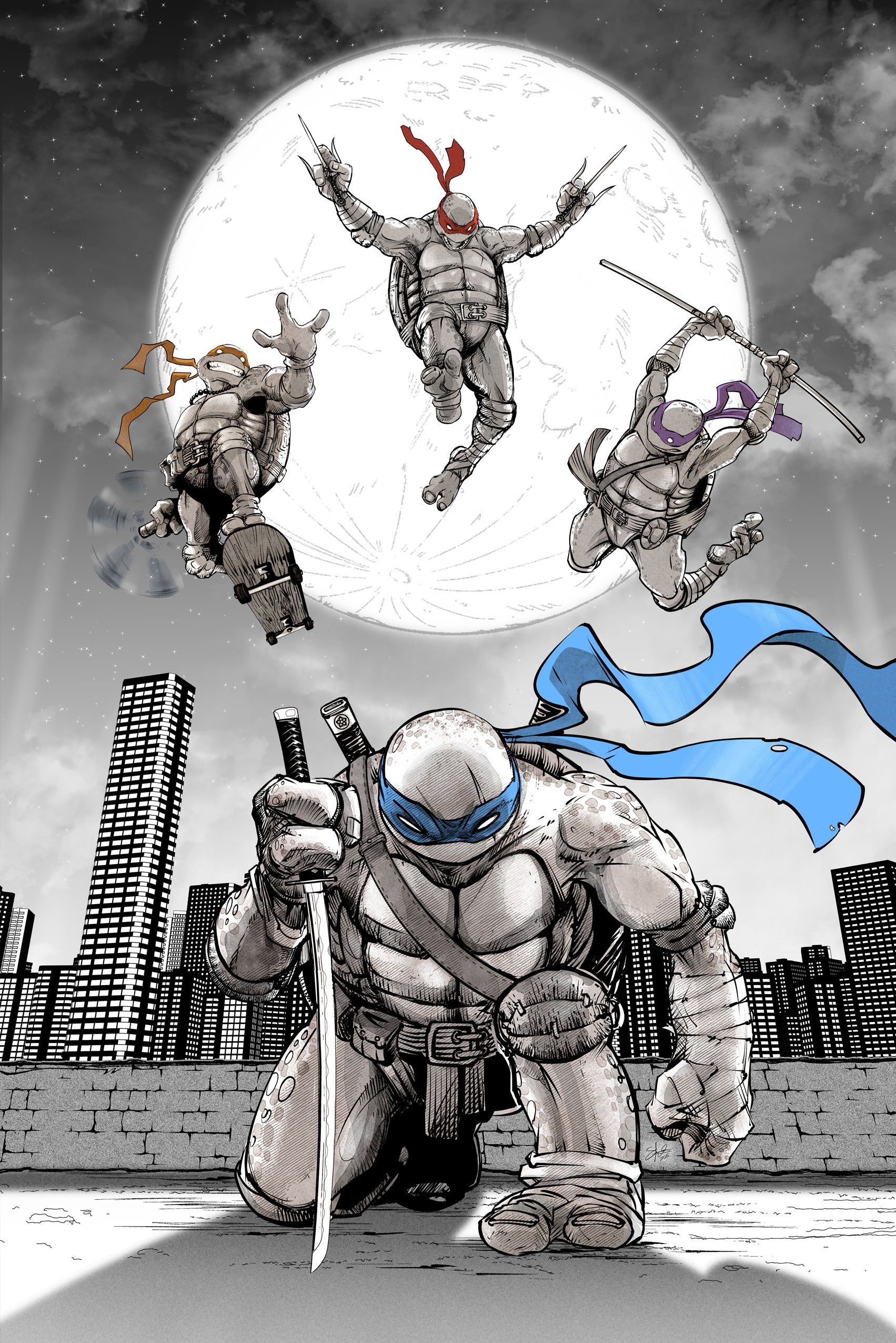 TEENAGE MUTANT NINJA TURTLES #20 300th ISSUE SPECIAL - STAN YAK COVER B FOIL VARIANT KNIGHT OF COMICS SDCC 2026 EXCLUSIVE LTD 600