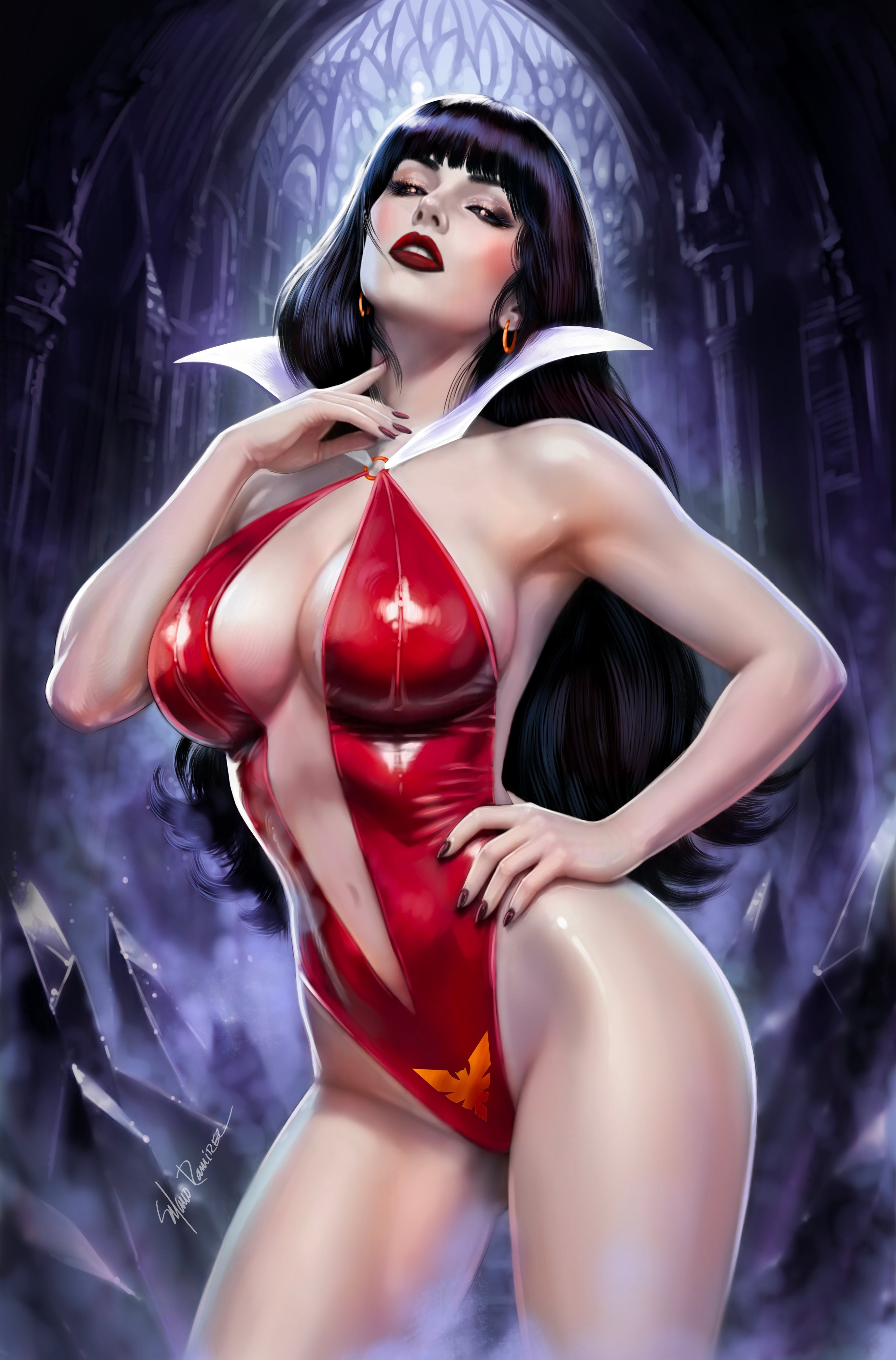 VAMPIRELLA #1 - MANUEL RAMIREZ COVER A VIRGIN VARIANT EXCLUSIVE KNIGHT OF COMICS EXCLUSIVE LTD 200