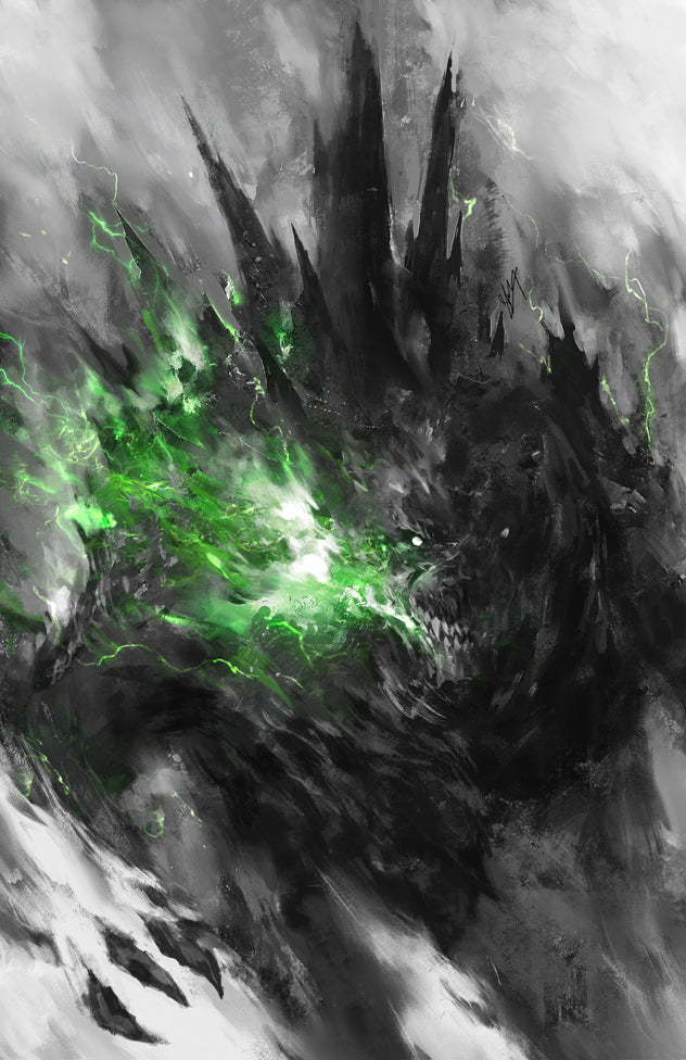 THE HORROR OF GODZILLA #1 - SHIMHAQ VIRGIN VARIANT KNIGHT OF COMICS NYCC 2026 EXCLUSIVE LTD 500