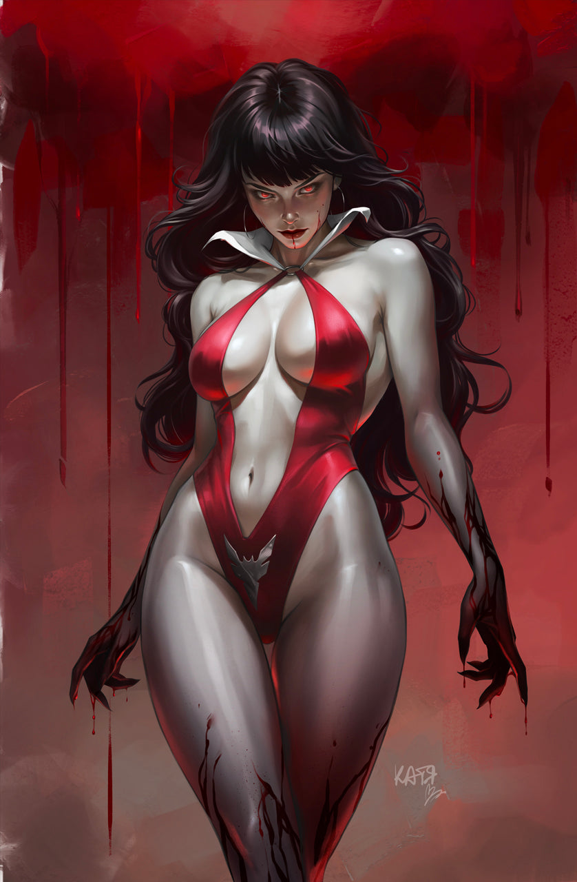 VAMPIRELLA #3 - KATYA SINYUKHINA COVER C BLOOD RED VIRGIN VARIANT KNIGHT OF COMICS SDCC 2026 EXCLUSIVE
