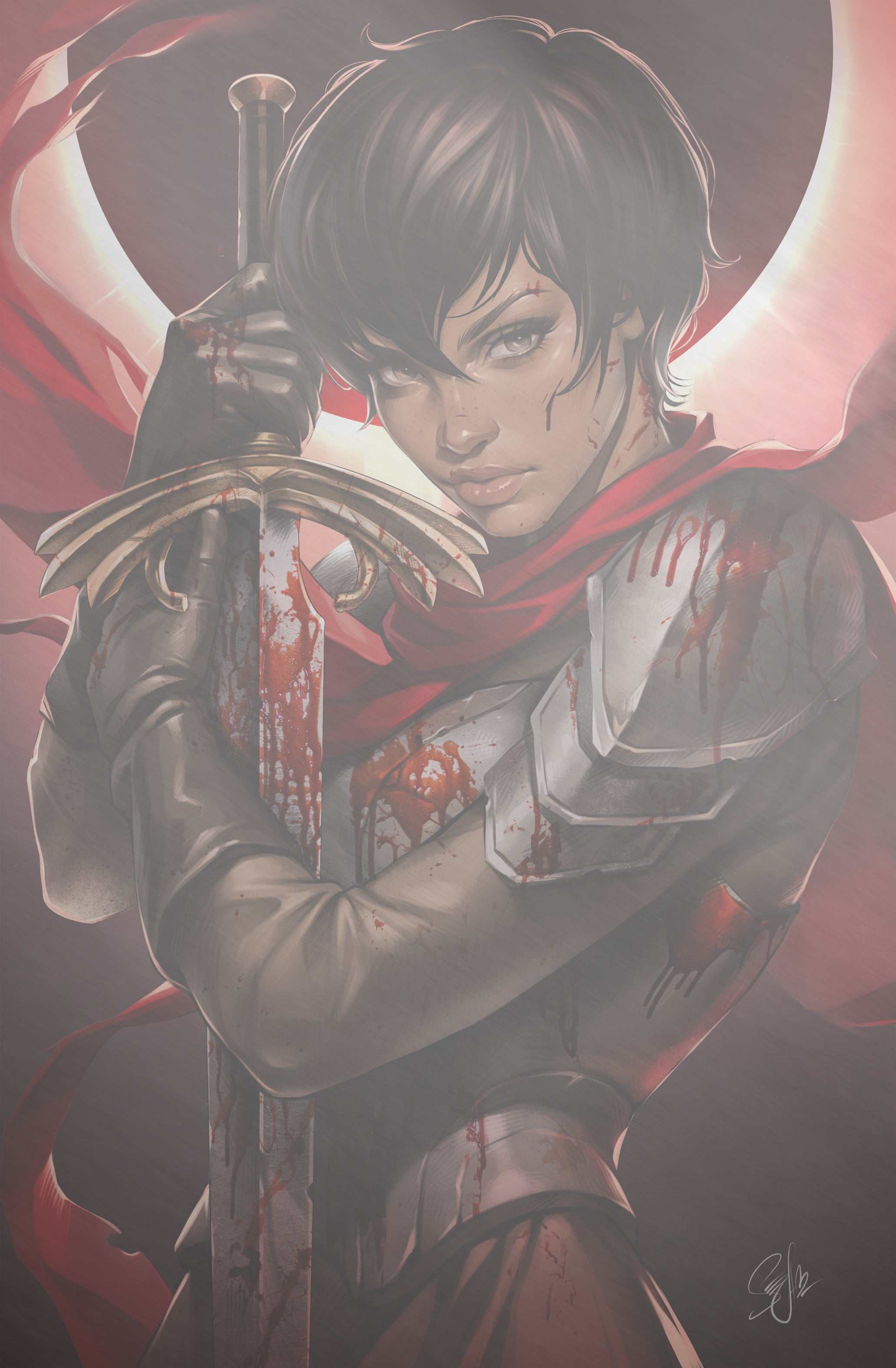 TRIBUTE KENTARO MIURA CREATOR OF BERSERK - KATYA SINYUKHINA COVER C FANEXPO NEW ORLEANS EXCLUSIVE