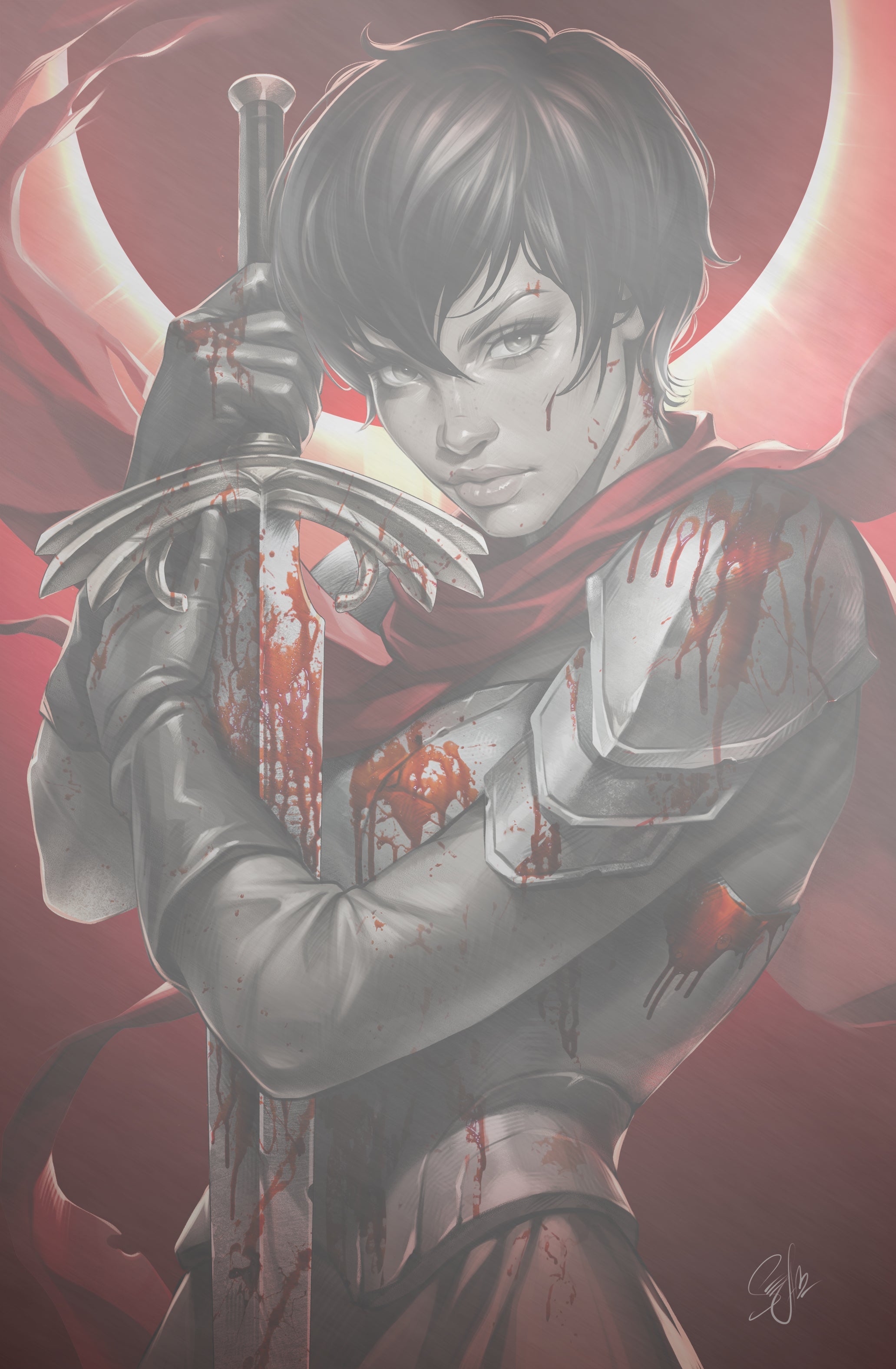 TRIBUTE KENTARO MIURA CREATOR OF BERSERK - KATYA SINYUKHINA COVER D FANEXPO NEW ORLEANS EXCLUSIVE