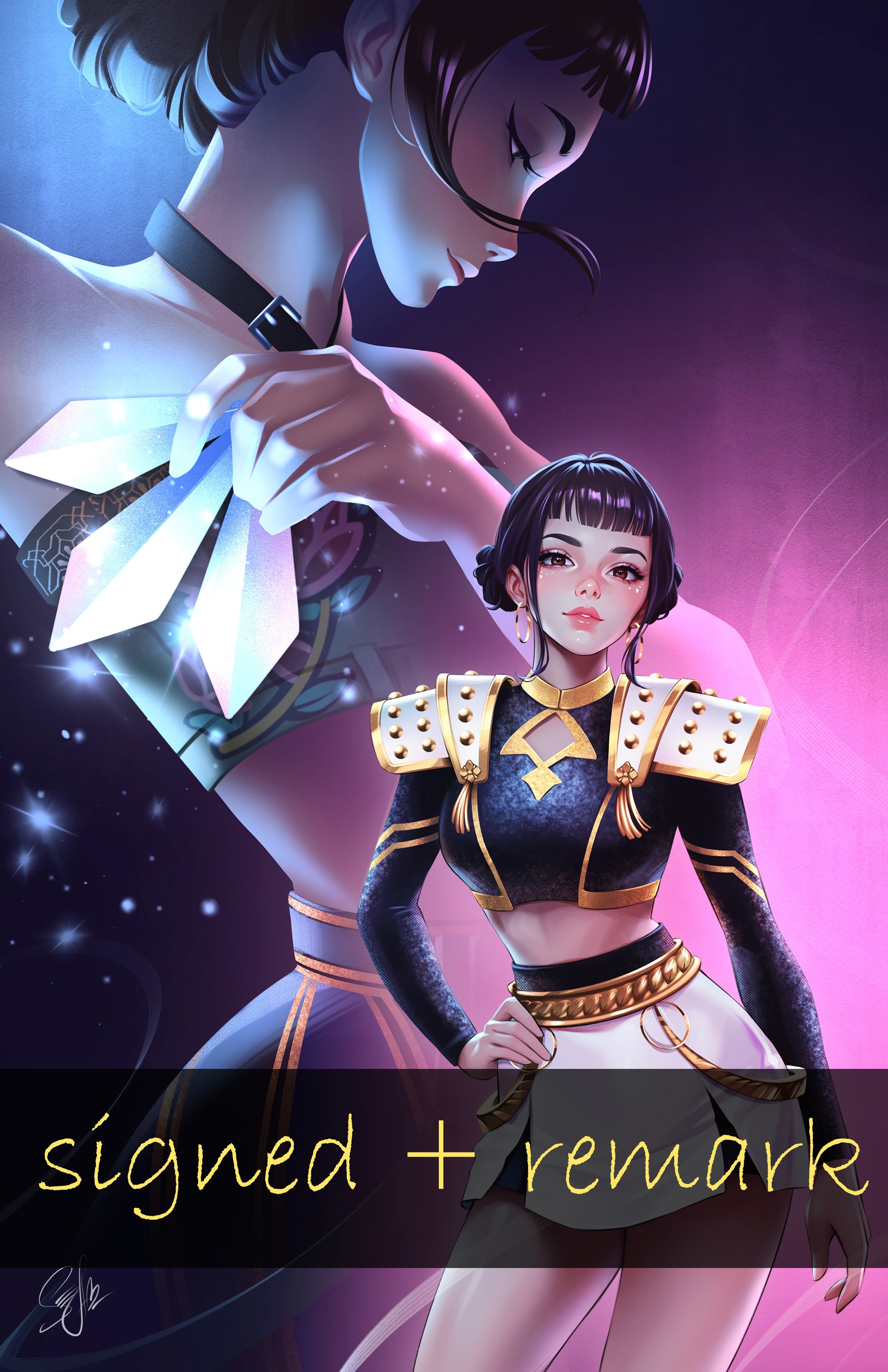 KPOP DEMON HUNTERS "ZOEY" ARTBOOK - KATYA SINYUKHINA VIRGIN VARIANT FANEXPO NEW ORLEANS EXCLUSIVE - Preorder