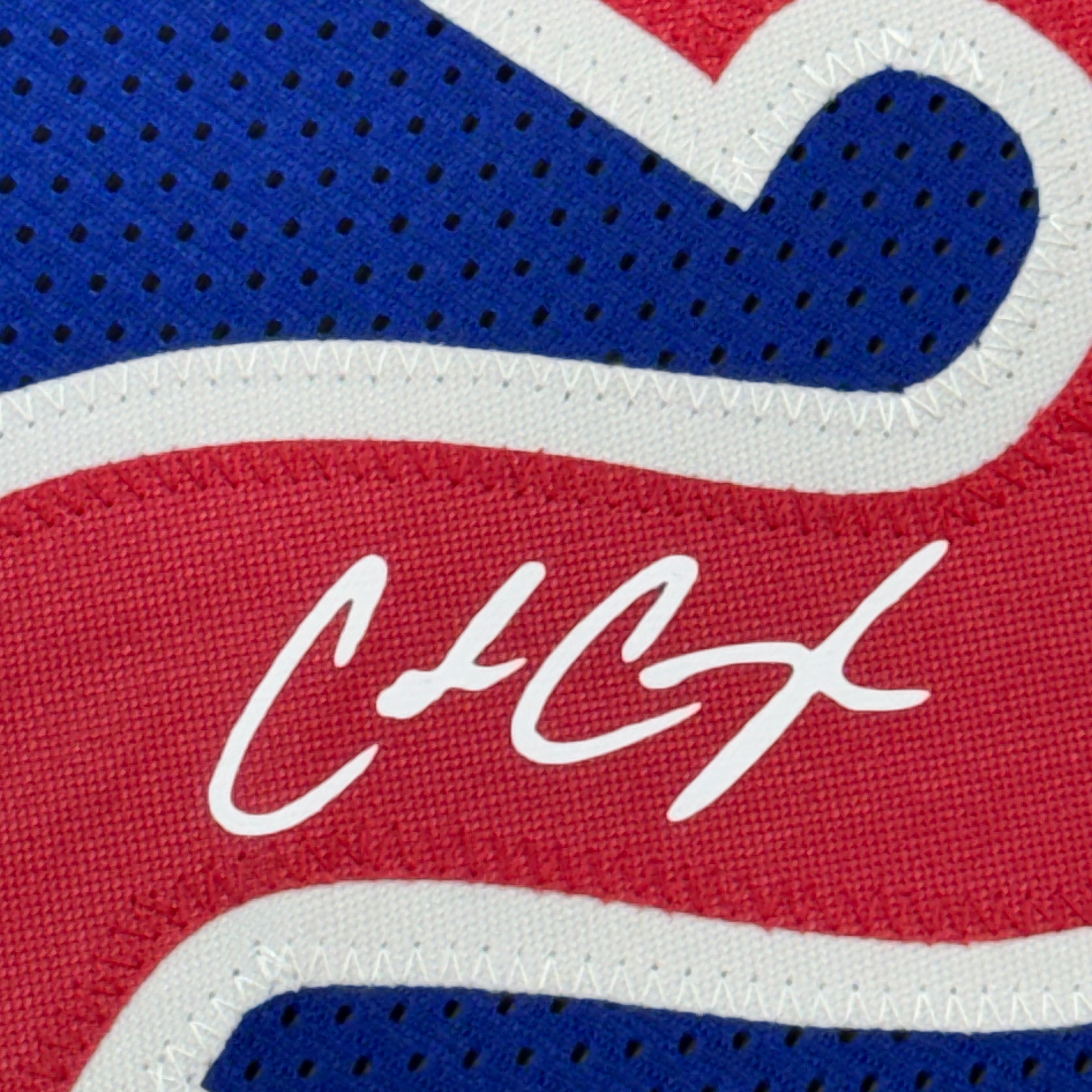 Framed Facsimile Autographed Cade Cunningham 35x39 Detroit Blue Reprint Laser Auto Basketball Jersey
