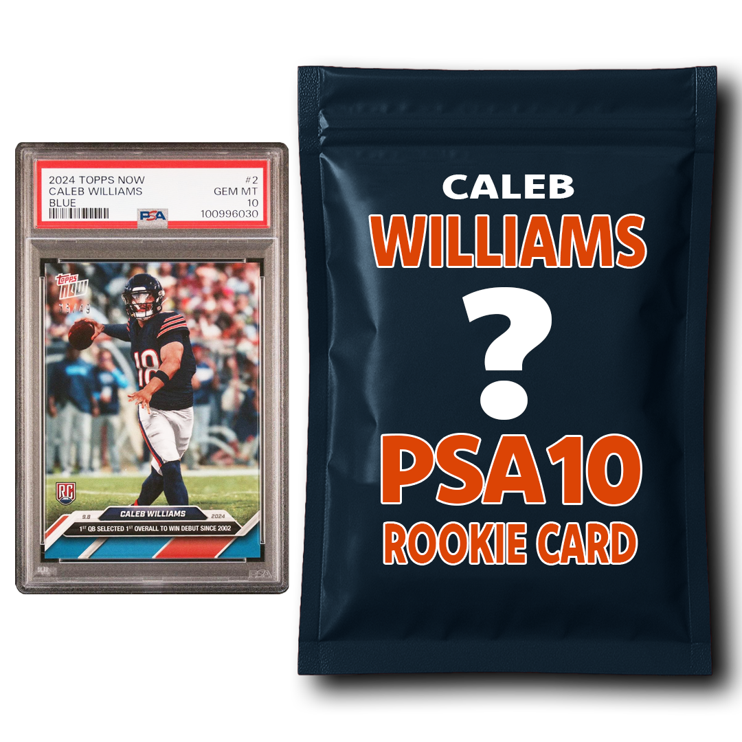 Caleb Williams PSA 10 Graded Football Rookie Card Mystery Pack