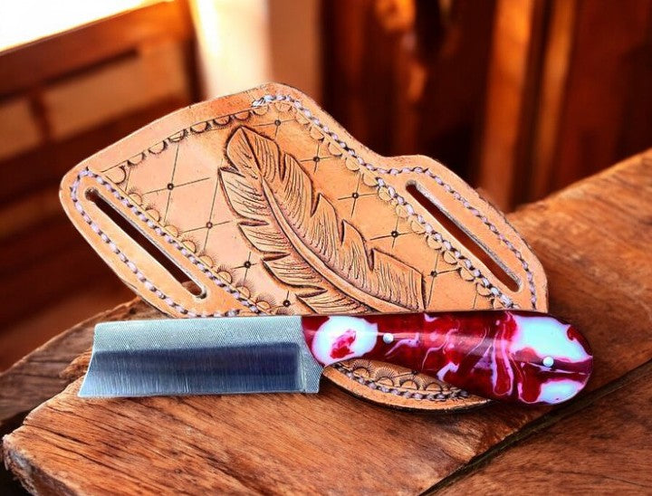 Custom Handmade Castrating Knife - Durable D2 Steel Blade