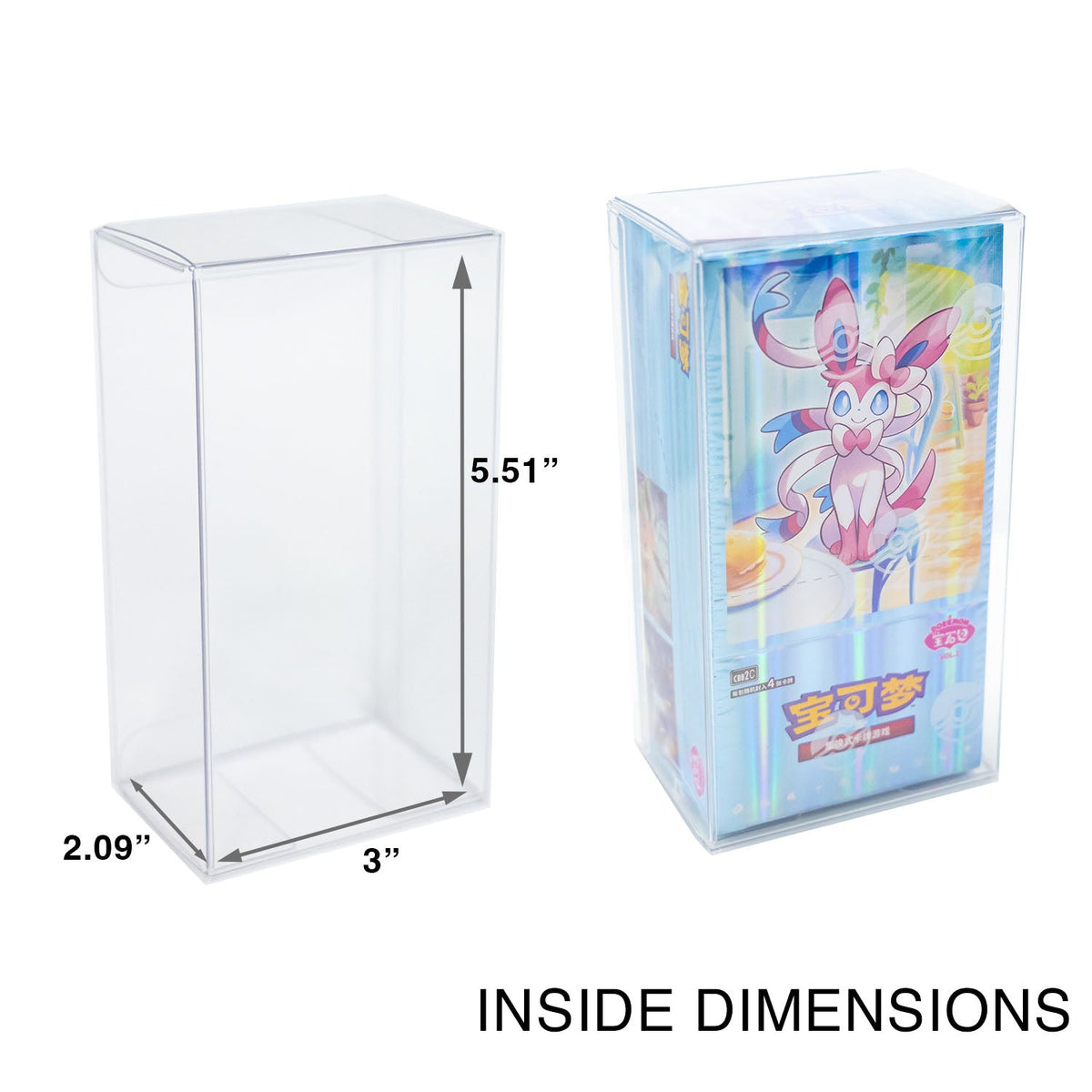 Pokémon Chinese Gem Pack Box Protectors