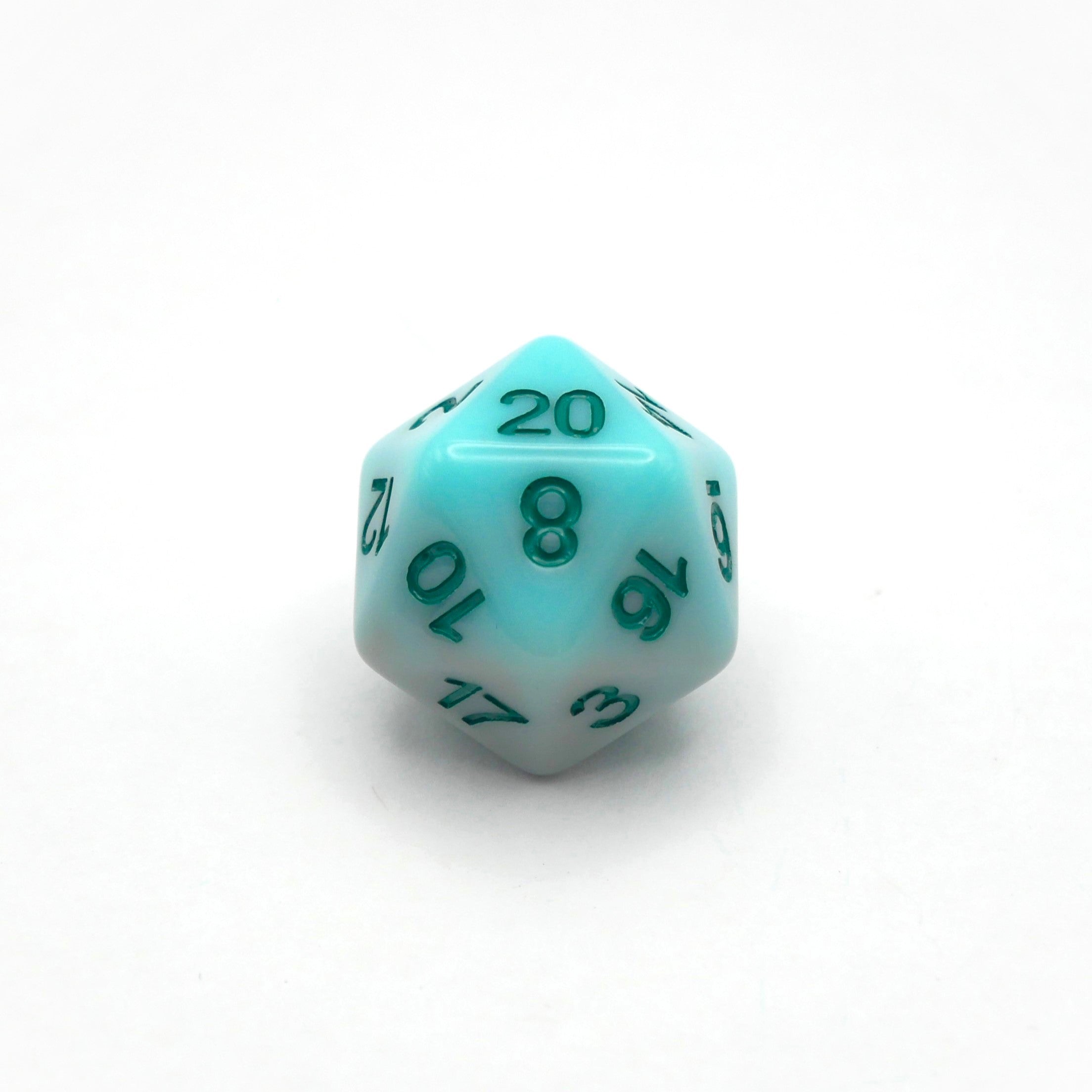 Coastal Memories - 7 Piece DnD Dice Set | Acrylic RPG Gaming Dice