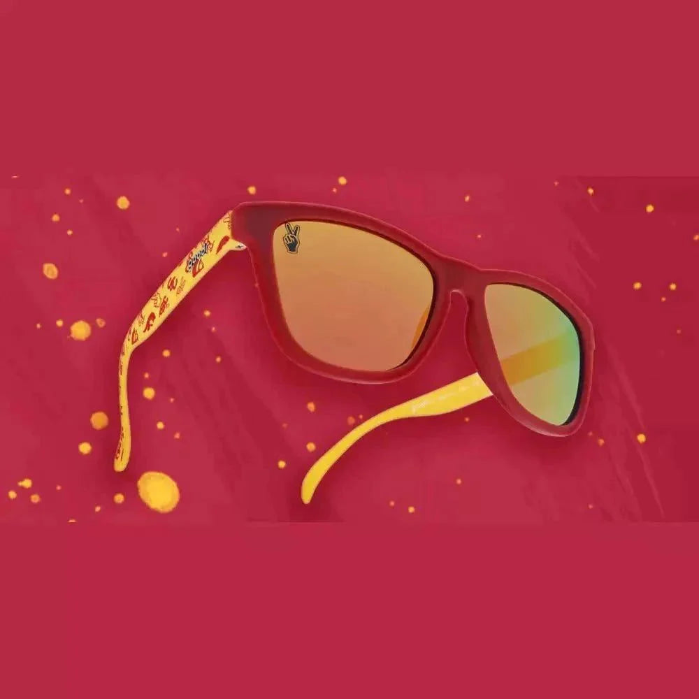 "This Is Not A Gesture of Peace” Limited USC Collegiate OG Polarized Sunglasses