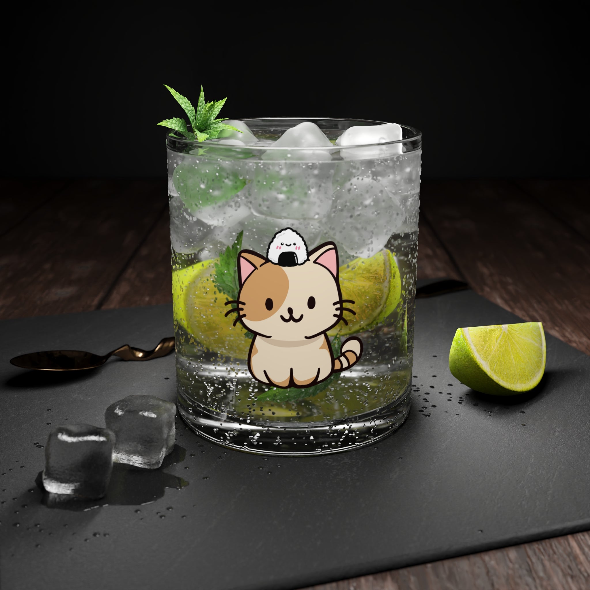 Kawaii Cat Foodie Mug Set (2 Pcs)