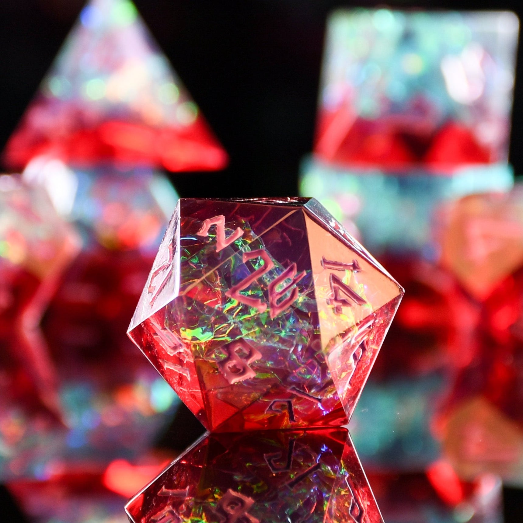 Counterspell Sharp-Edged Resin Dice Set