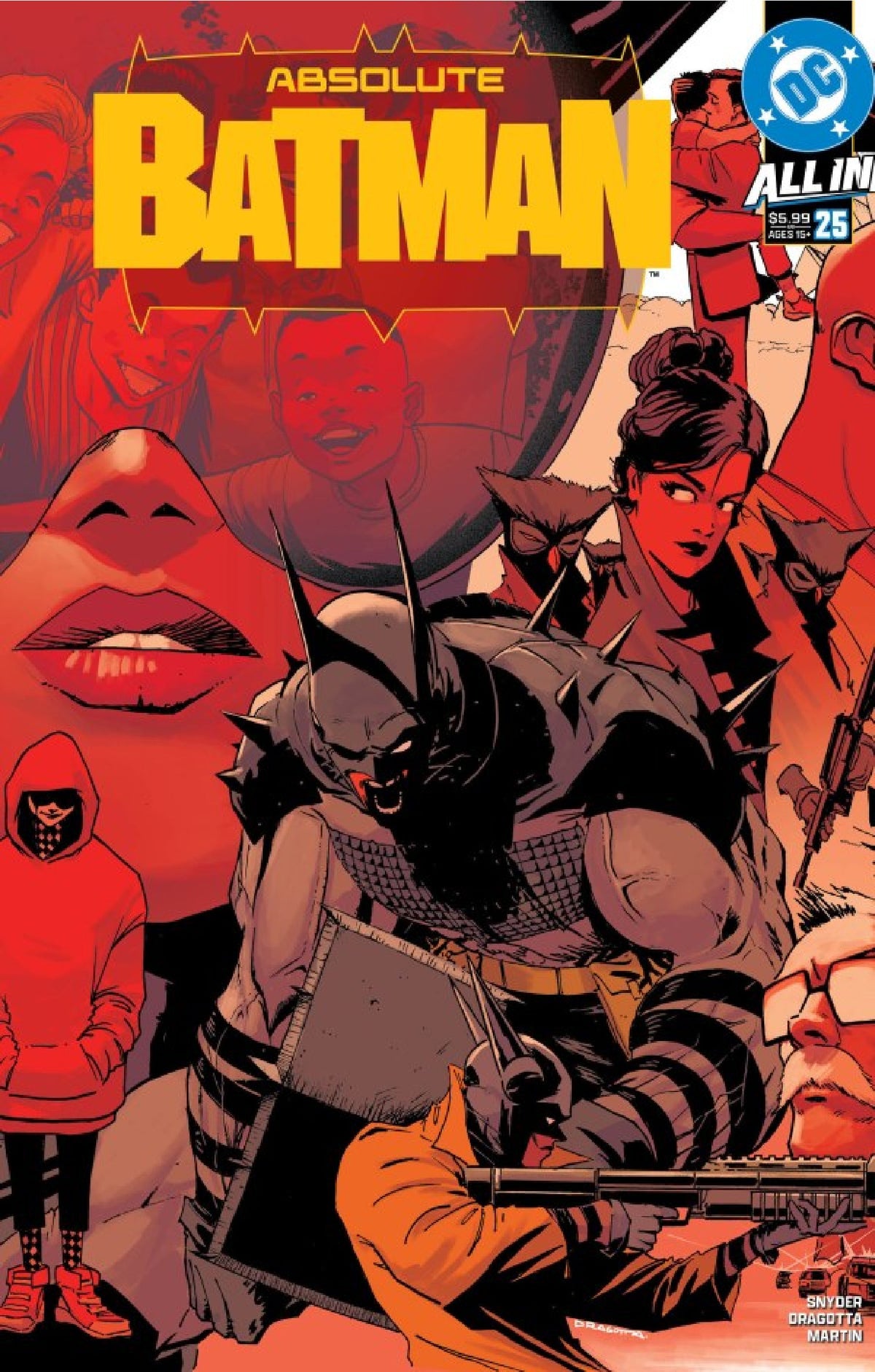 ABSOLUTE BATMAN #25 TRAVIS MERCER FOIL TRADE & COLOR SPLASH VIRGIN EXCLUSIVE + FREE COVER A