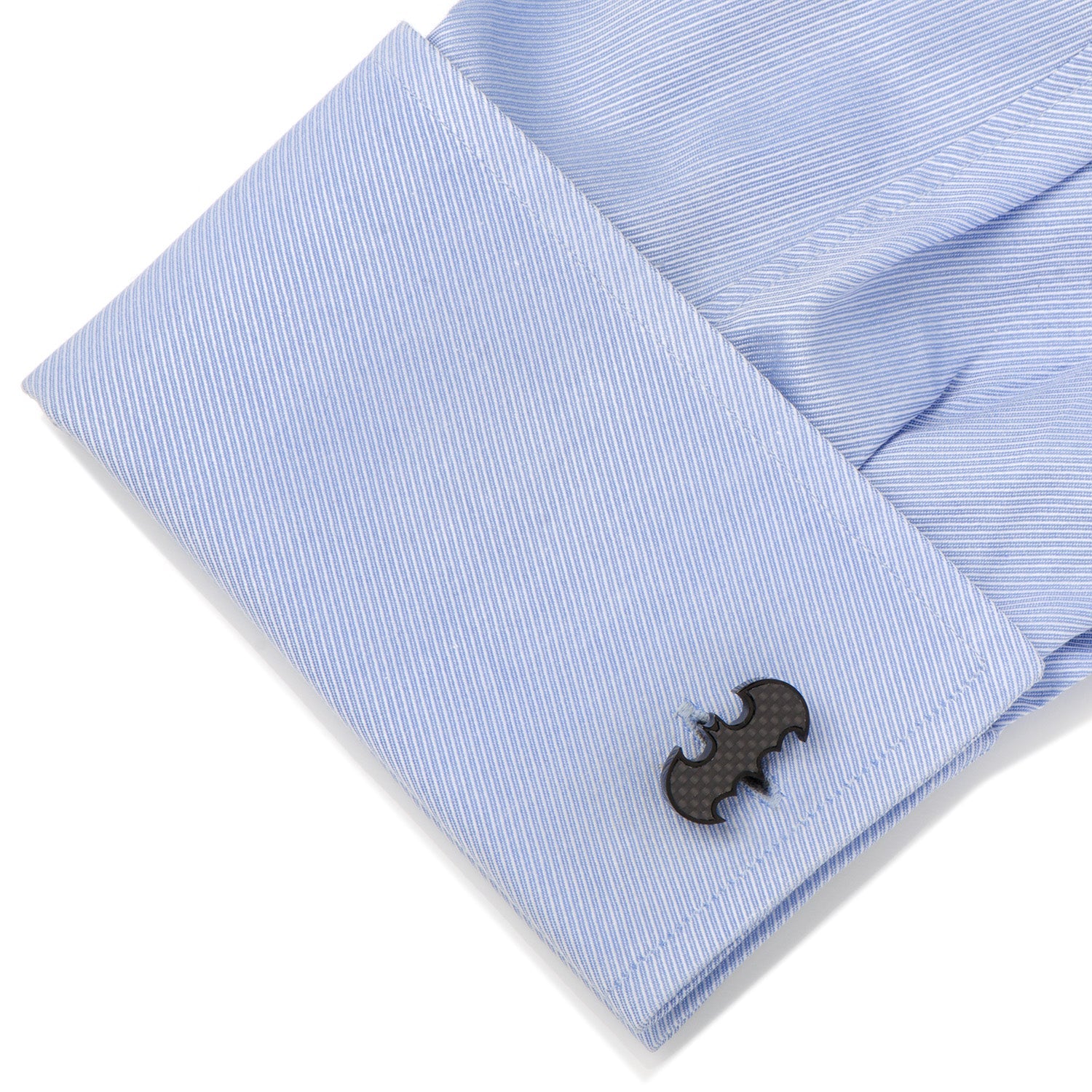 DC Batman Stainless Steel Carbon Fiber Cufflinks
