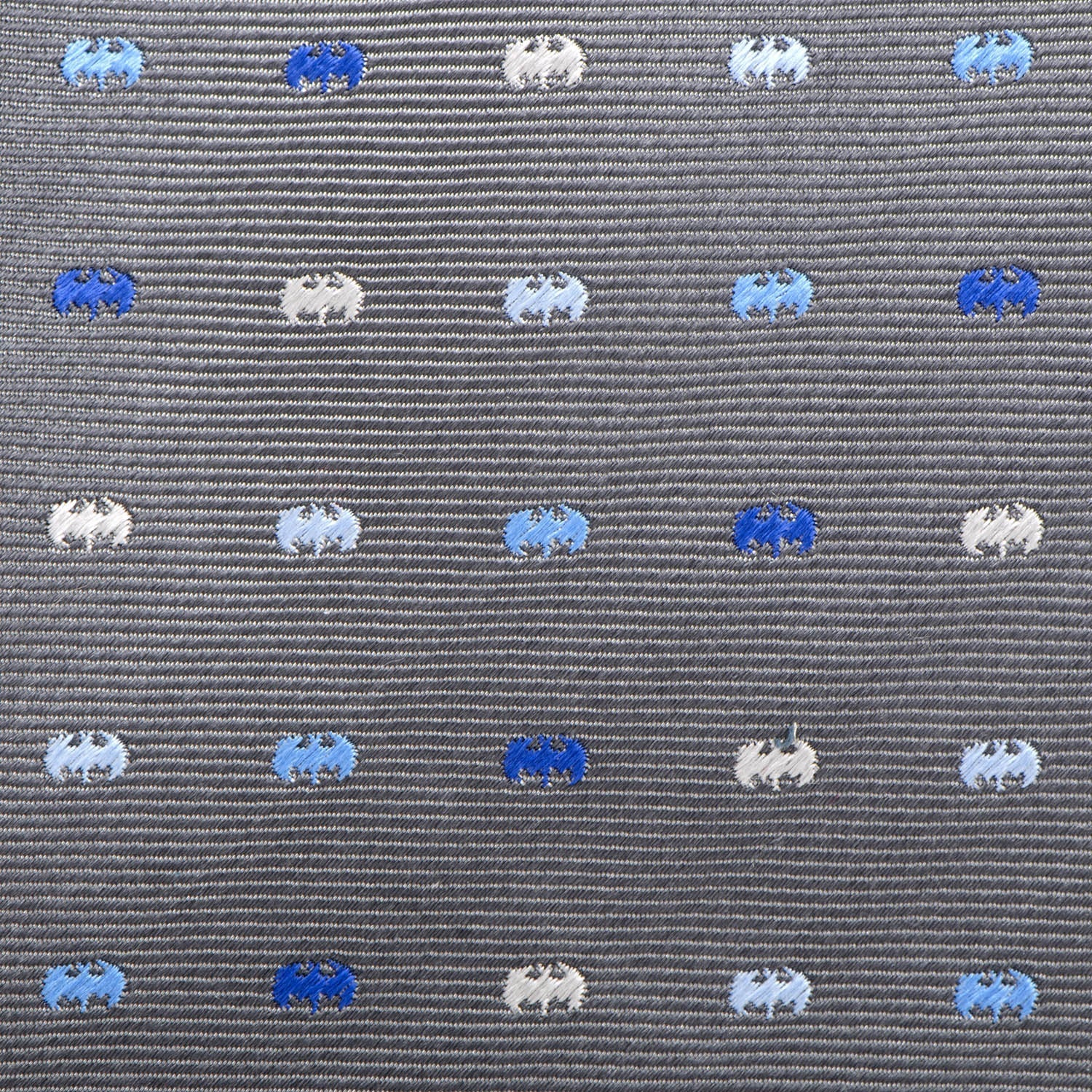DC Batman Icon Gray Mens Tie