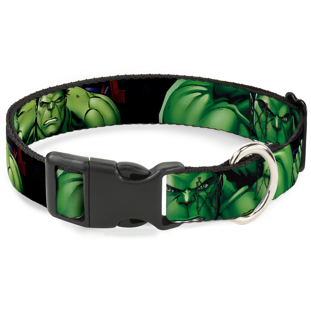 Plastic Clip Collar - Marvel Hulk CLOSE-UP Poses