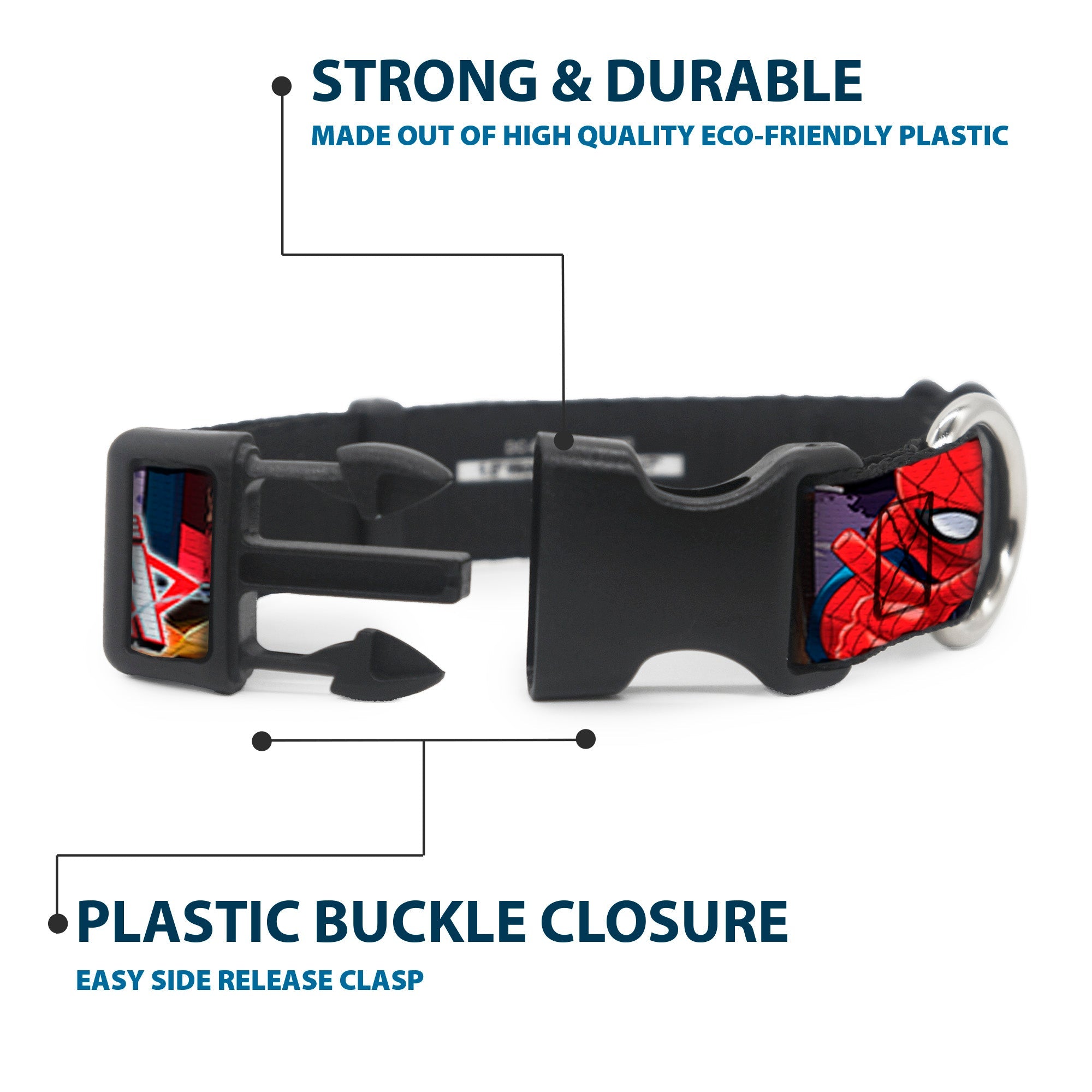 Plastic Clip Collar - THE ULTIMATE SPIDER-MAN Swinging City Poses