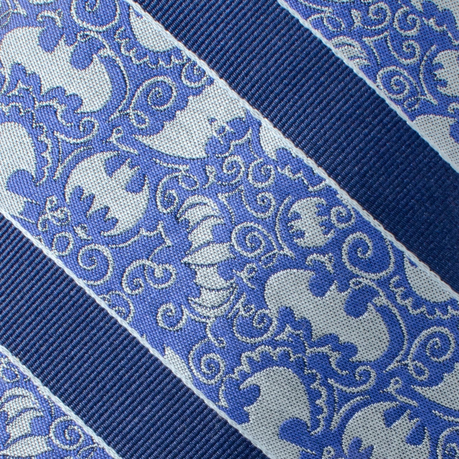 DC Batman Stripe Multi Emblem Blue Men's Tie