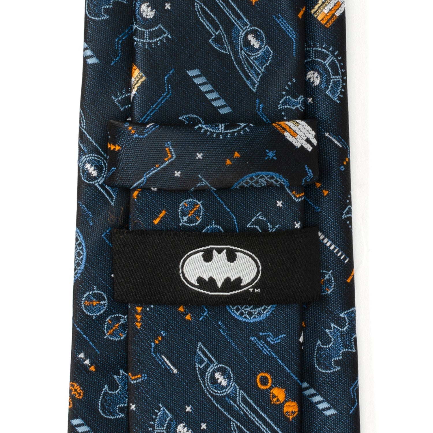 DC Batman Batmobile Black Men's Tie