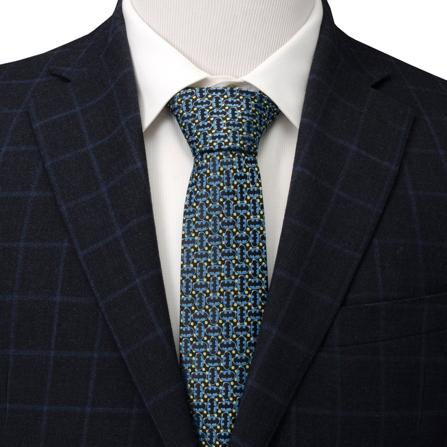 DC Batman Emblem Multi Black Men's Tie