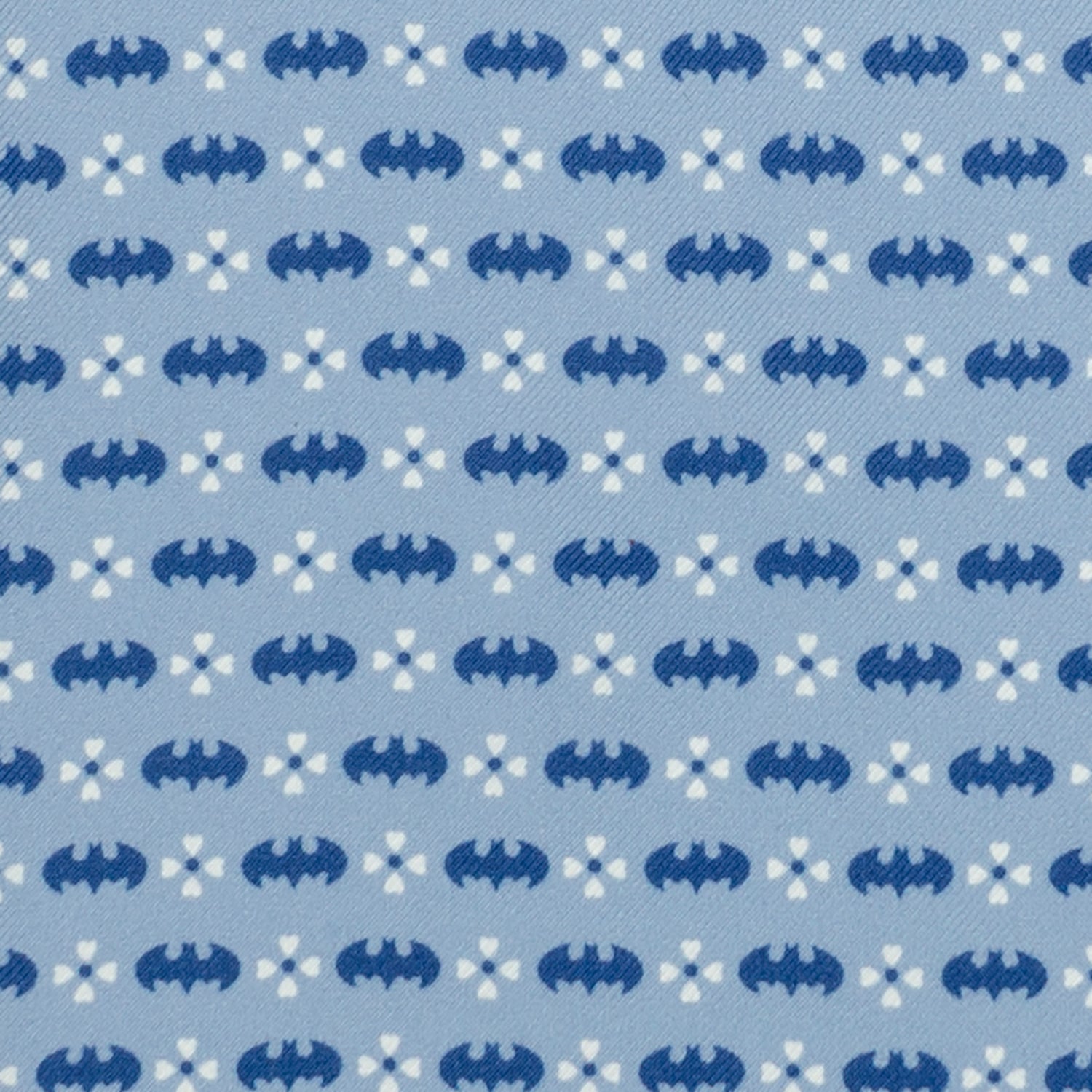DC Batman Multi Motif Blue Pocket Square