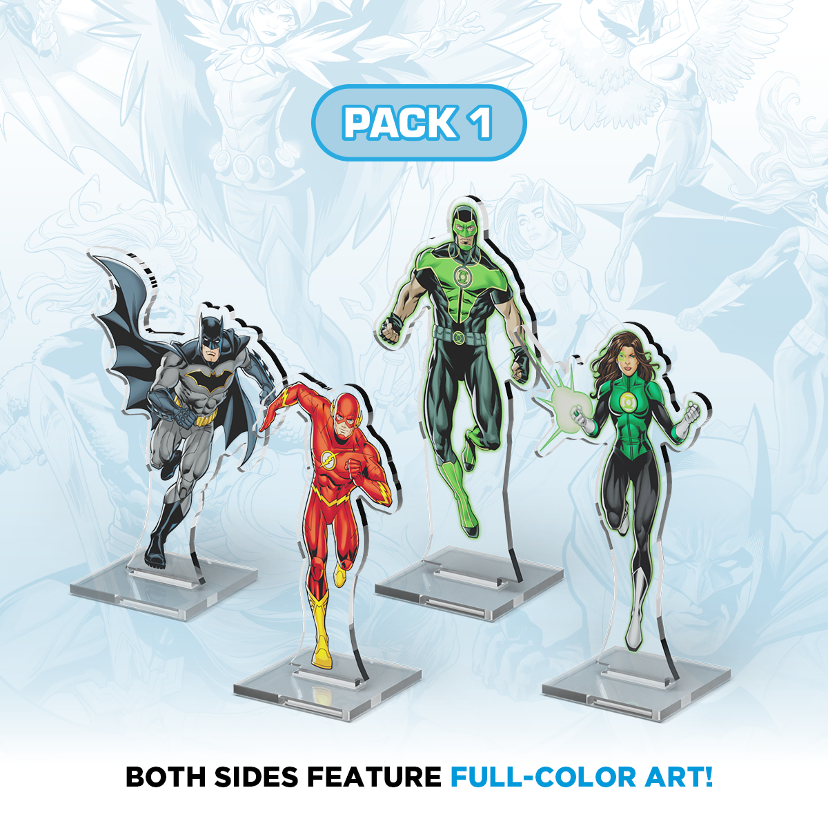 DC 2DZ Acrylic Standees: Pack 1