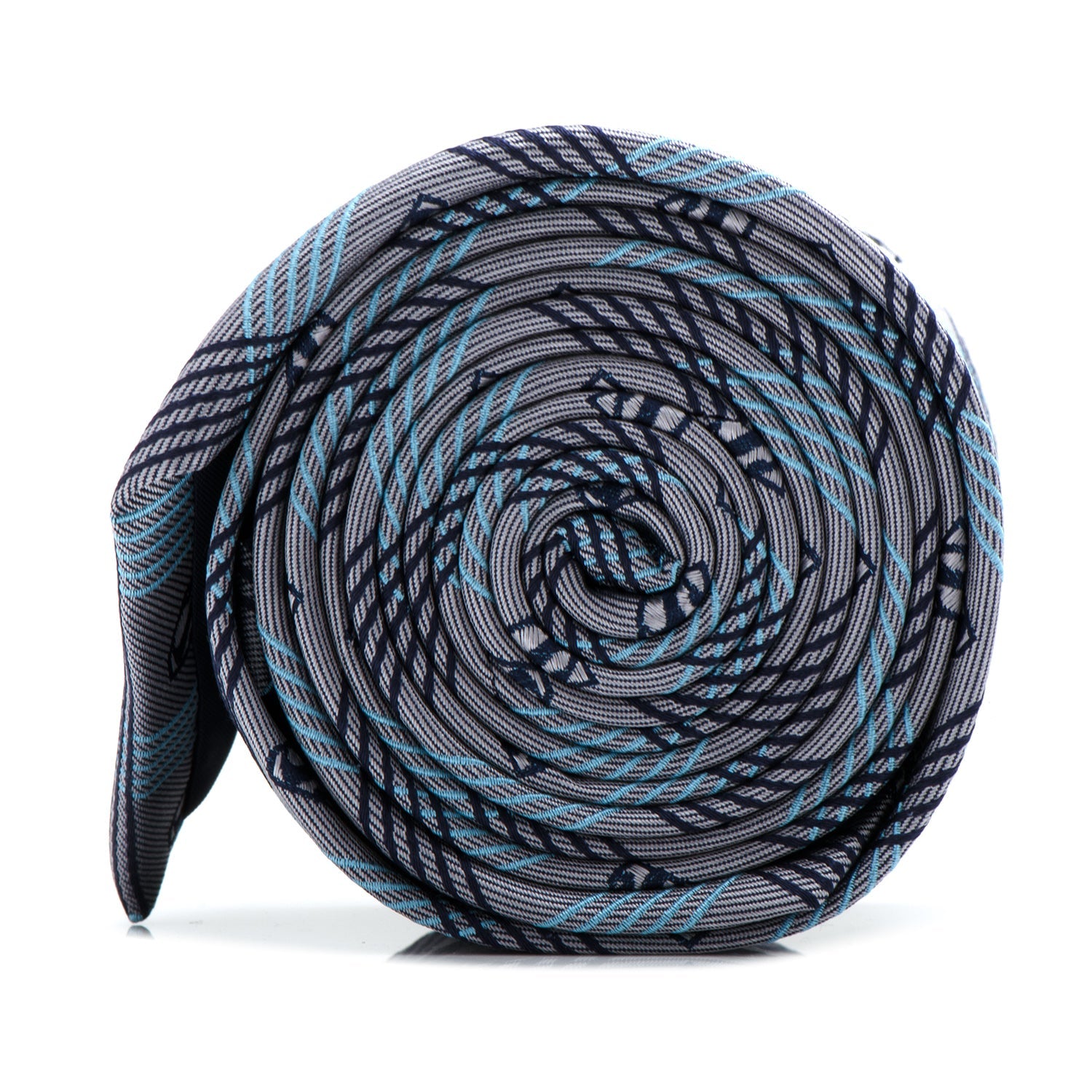 DC Superman Gray Plaid Tie