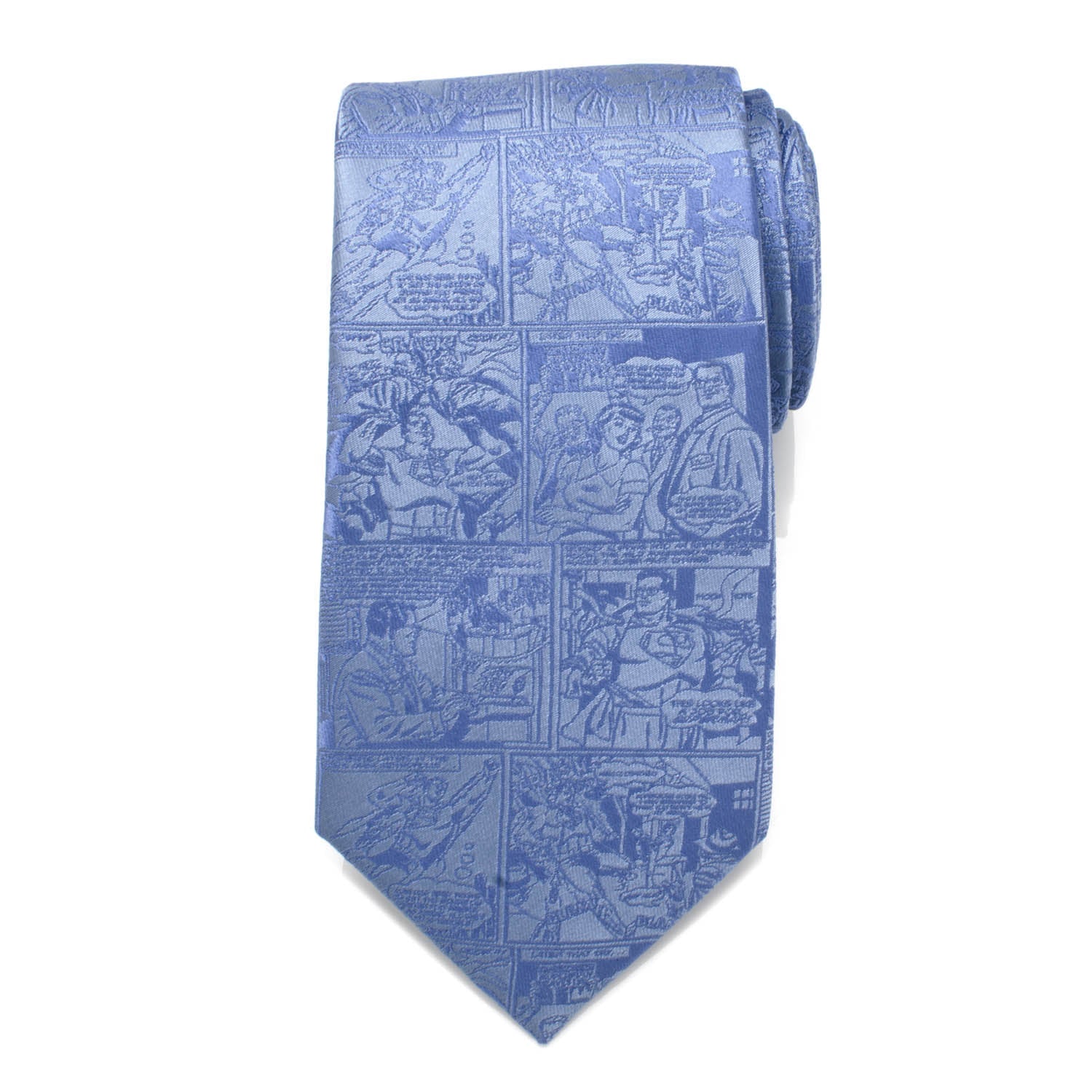 DC Superman Comic Blue Mens Tie