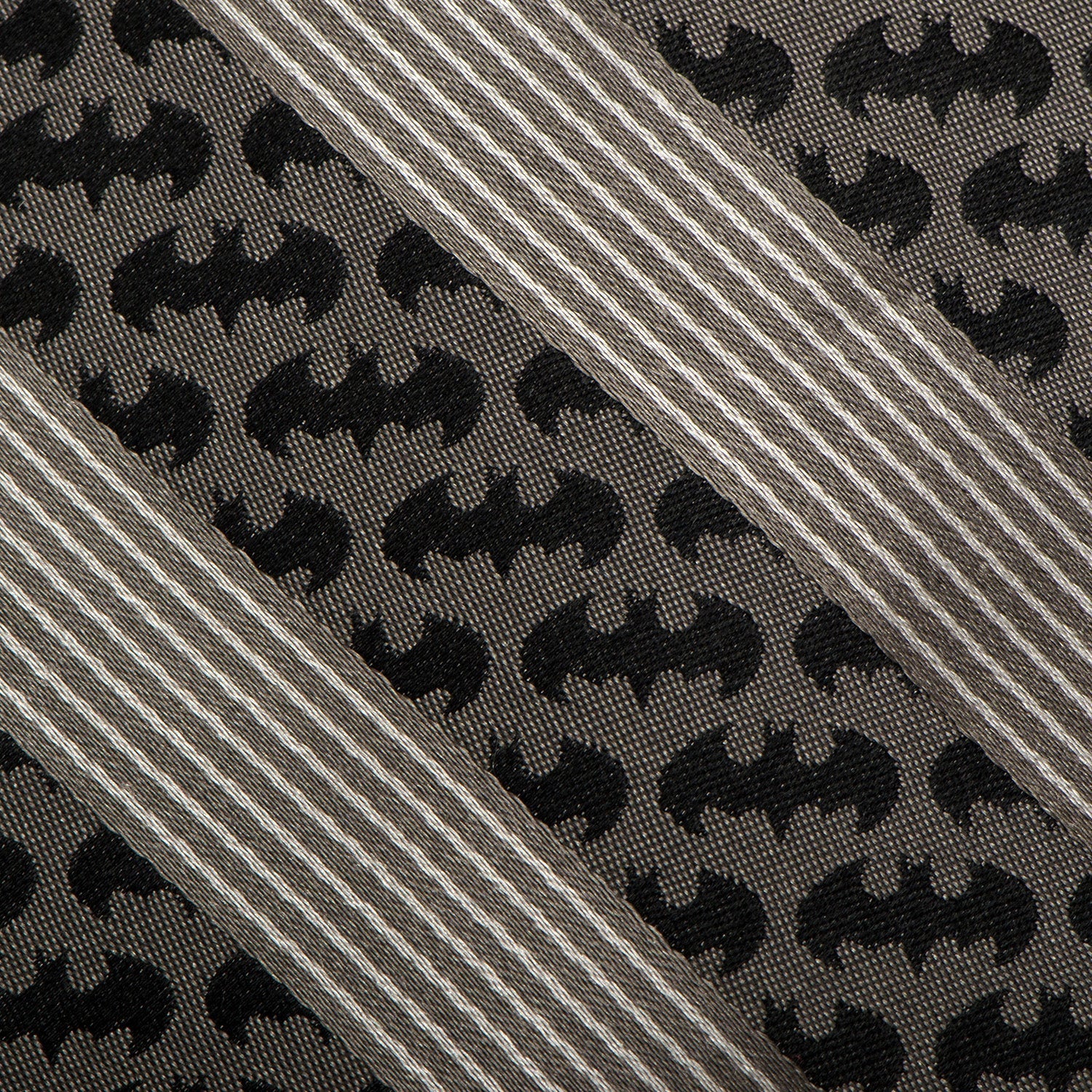 DC Batman Black Pinstripe Tie