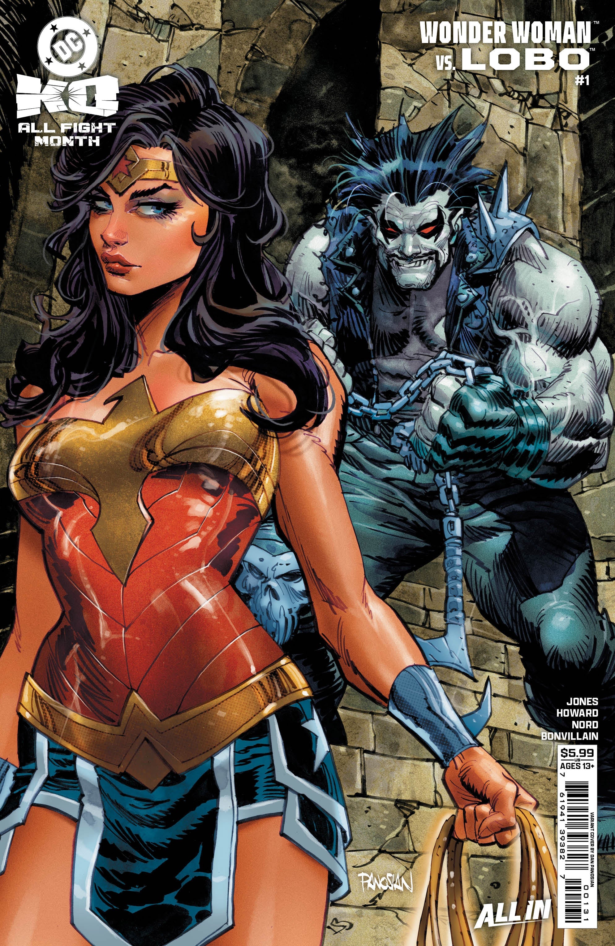 Dc K.O. Wonder Woman Vs Lobo #1 (One Shot) B Dan Panosian Variant (12/10/2025) Dc