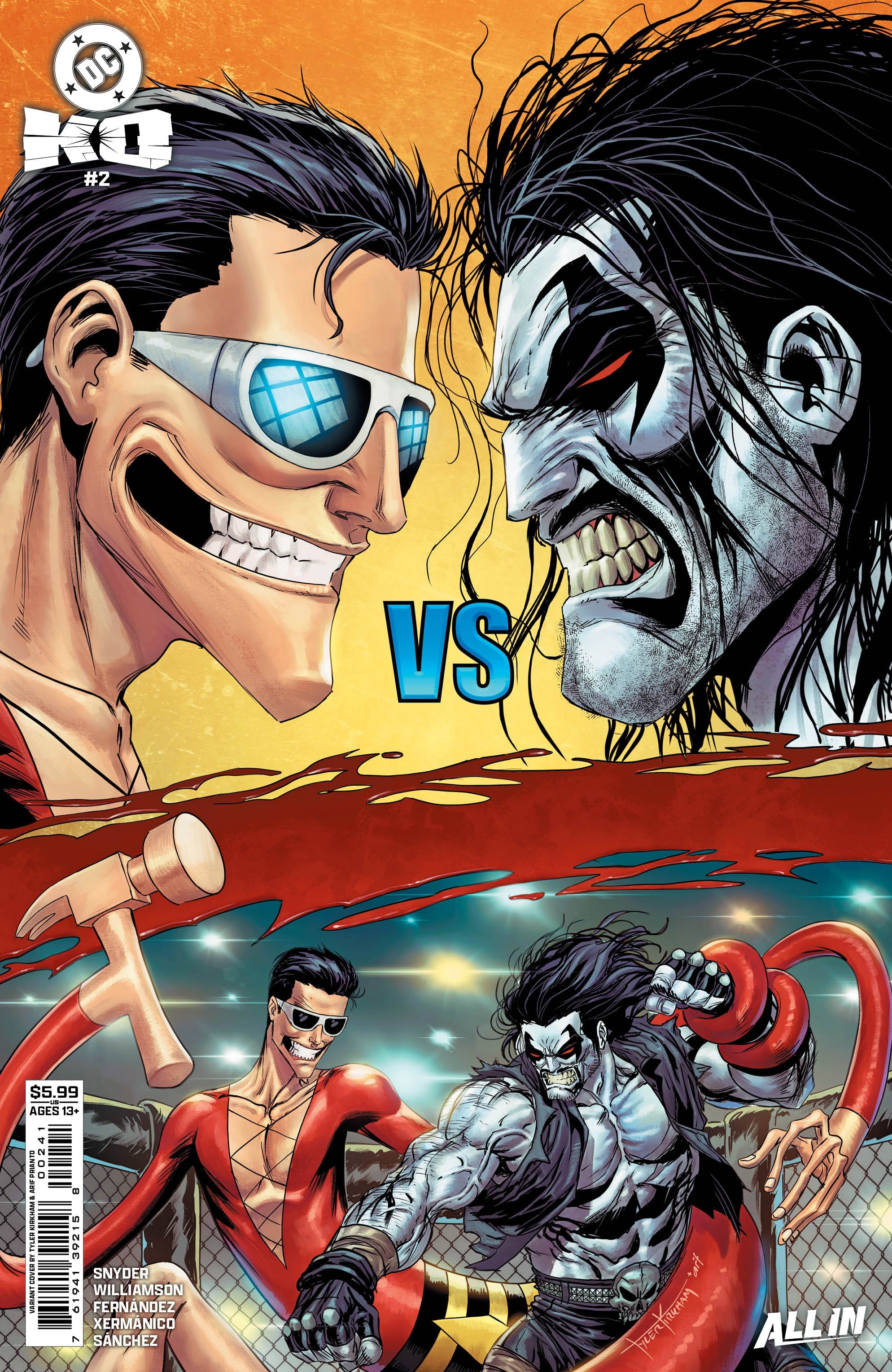 Dc K.O. #2 (Of 4) D Tyler Kirkham Variant (11/26/2025) Dc