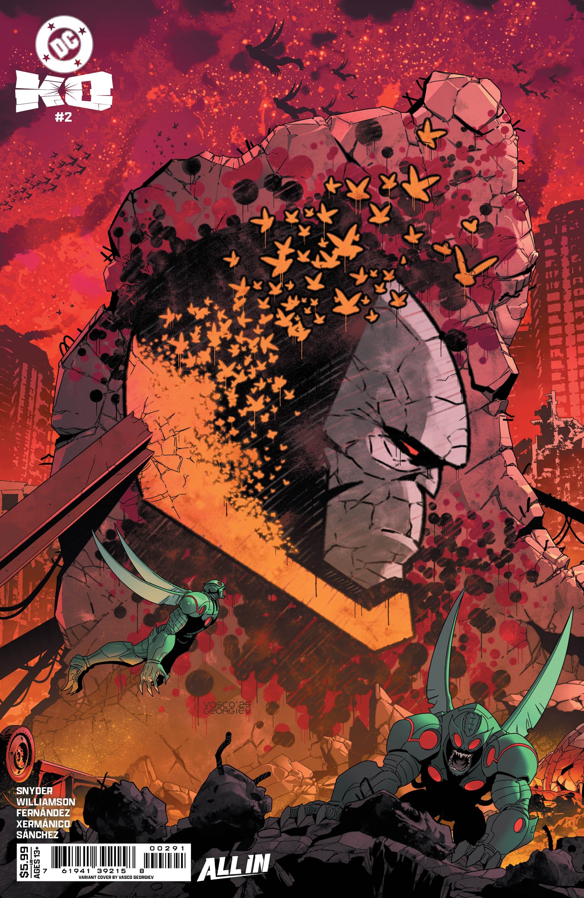 Dc K.O. #2 (Of 4) F Vasco Georgiev Darkseid Variant (11/26/2025) Dc