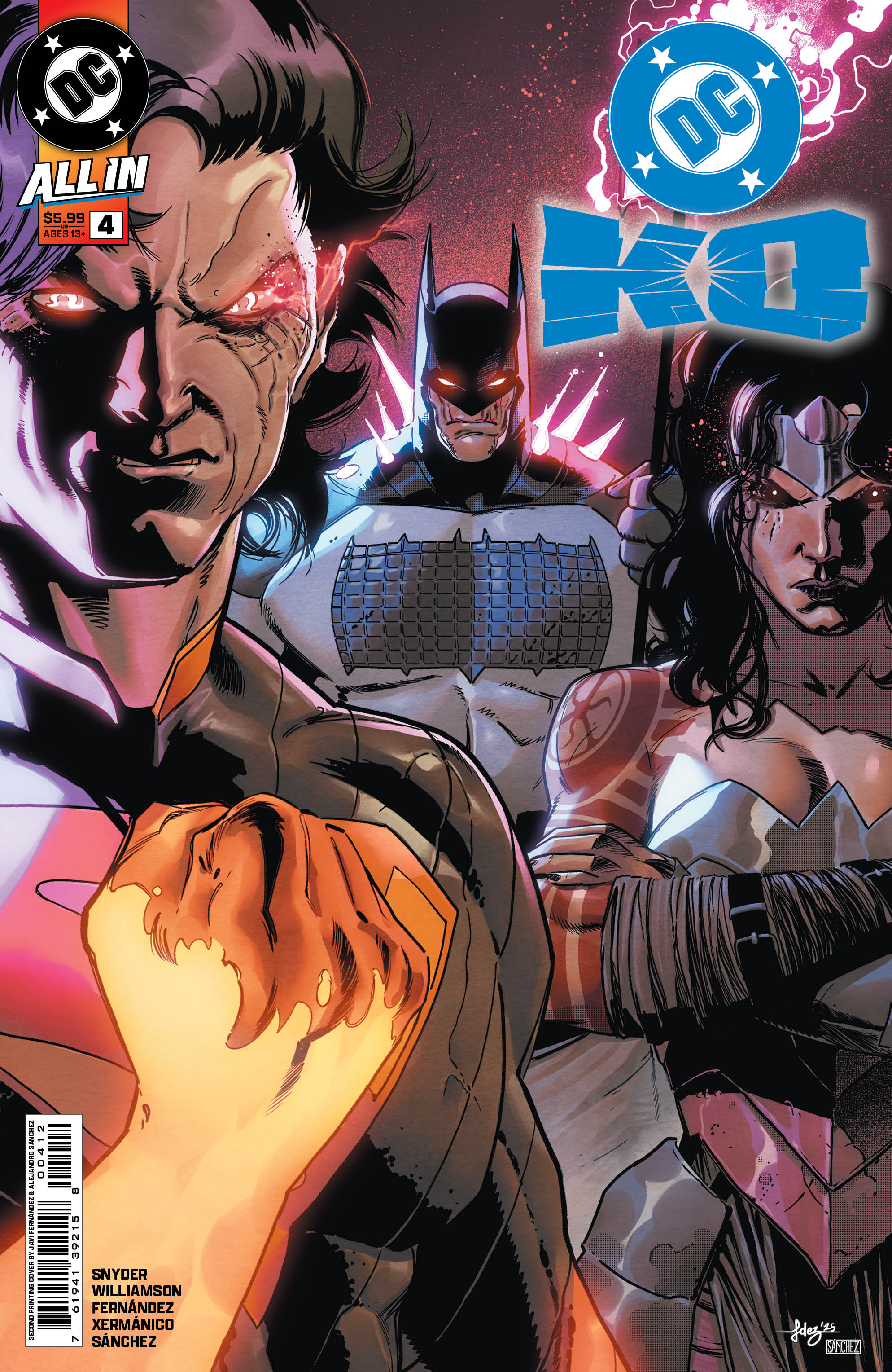 Dc K.O. #4 (Of 5) 2nd Print A Javier Fernandez Variant (04/29/2026) Dc