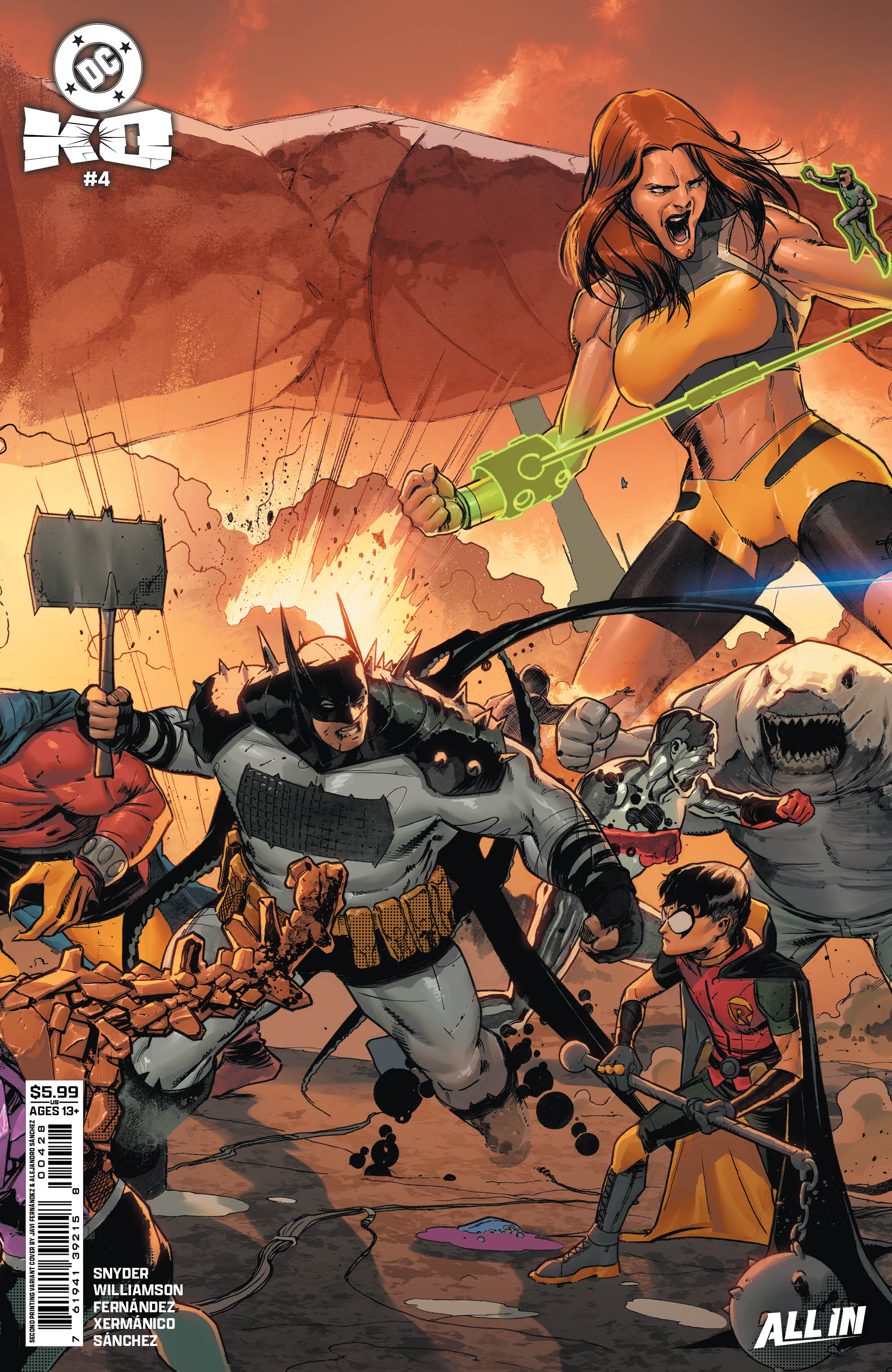 Dc K.O. #4 (Of 5) 2nd Print B Javier Fernandez Connecting Variant (04/29/2026) Dc