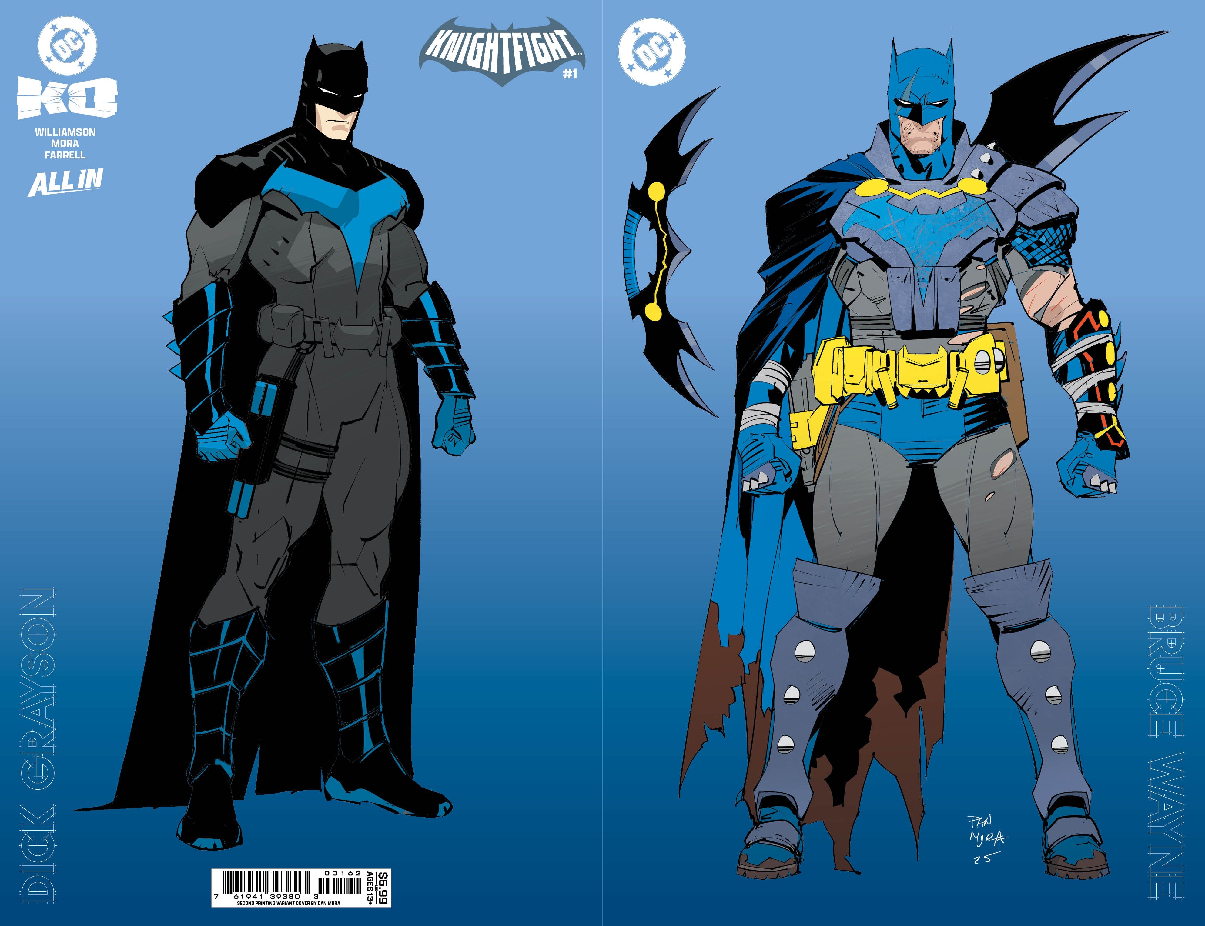 Dc K.O. Knightfight #1 (Of 4) 2nd Print B Dan Mora Design Foil Variant (02/04/2026) Dc